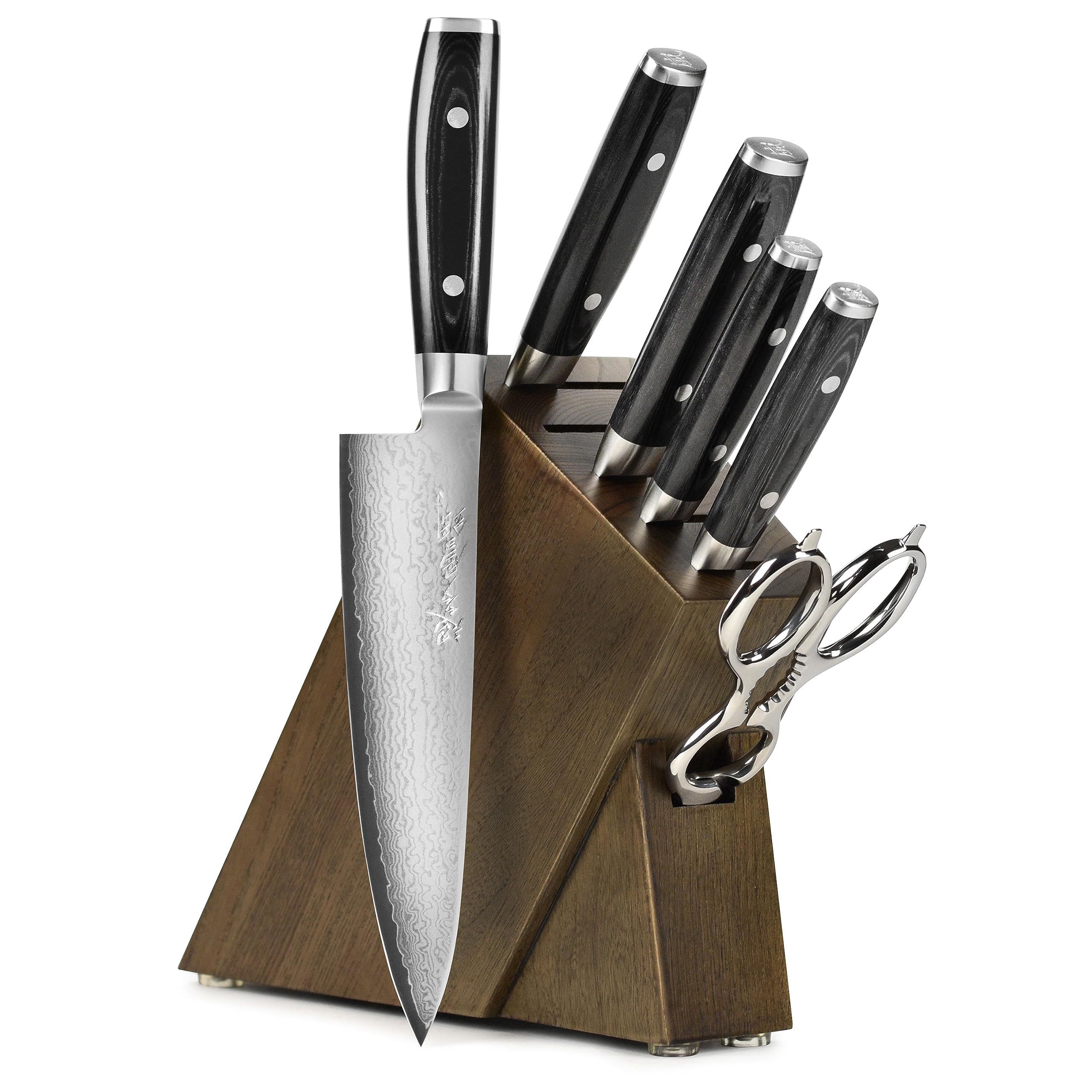 Amazon.com: Yaxell Ran Plus 7 Piece Slim Knife Set - Made in Japan