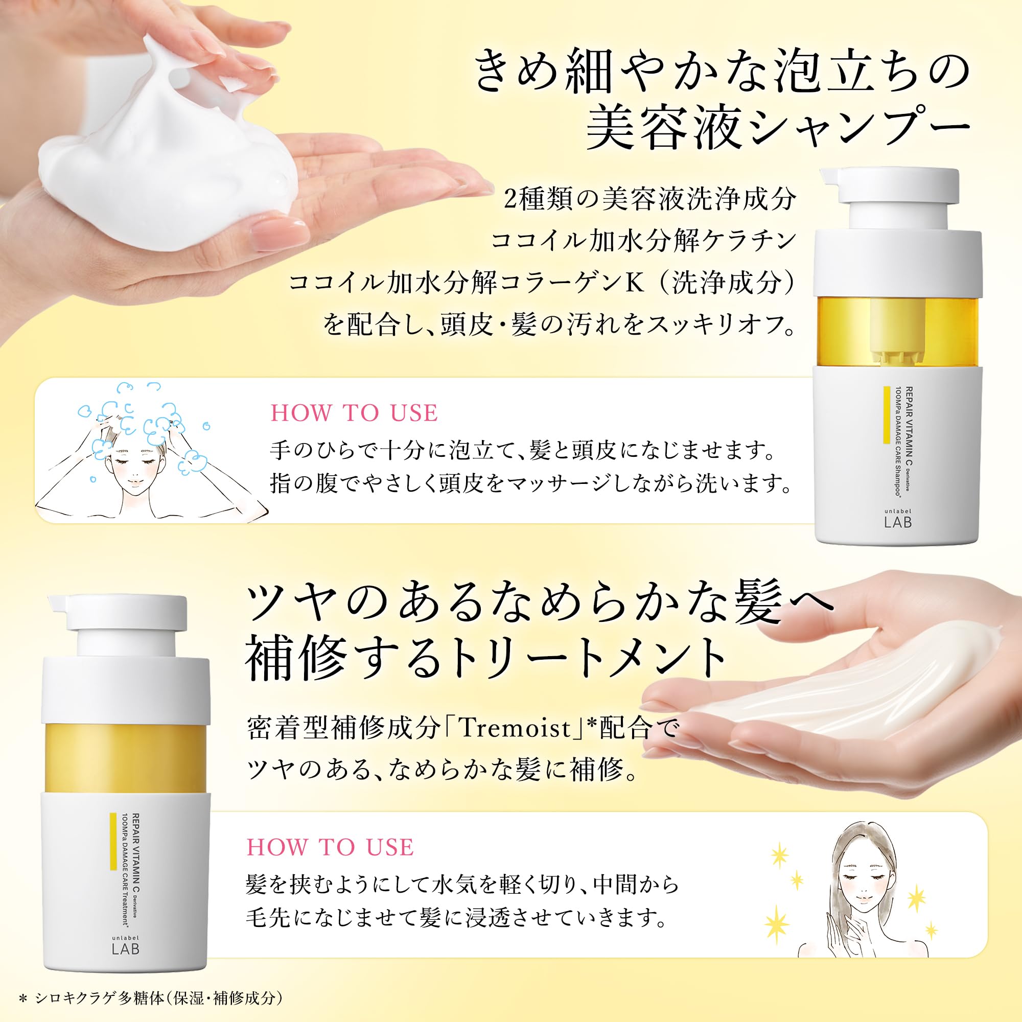 Amazon | アンレーベル unlabel ラボ V リペア ヘアトリートメント（詰