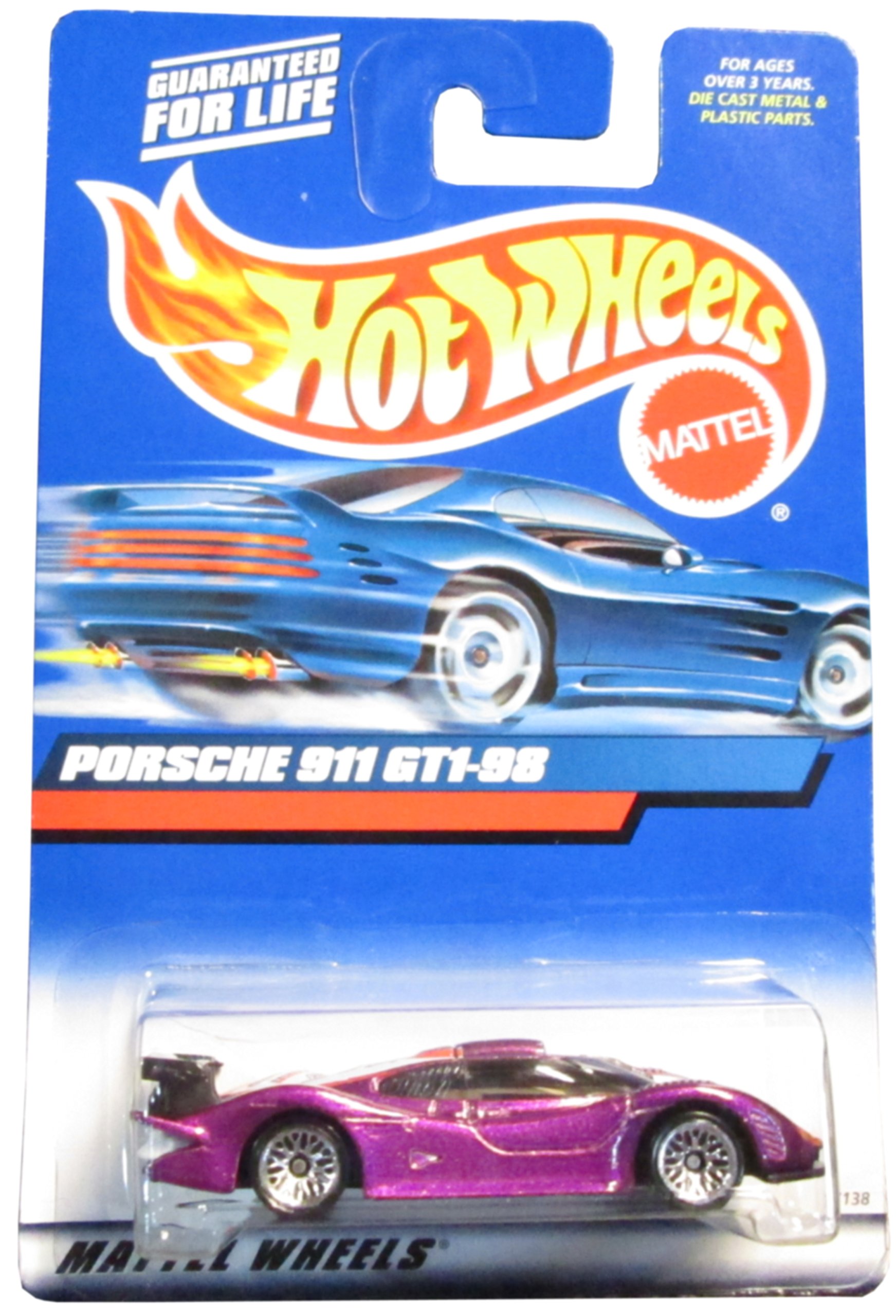 Amazon.com: Hot Wheels 2000-172 Porsche 911 Gt1-98 1:64 Scale