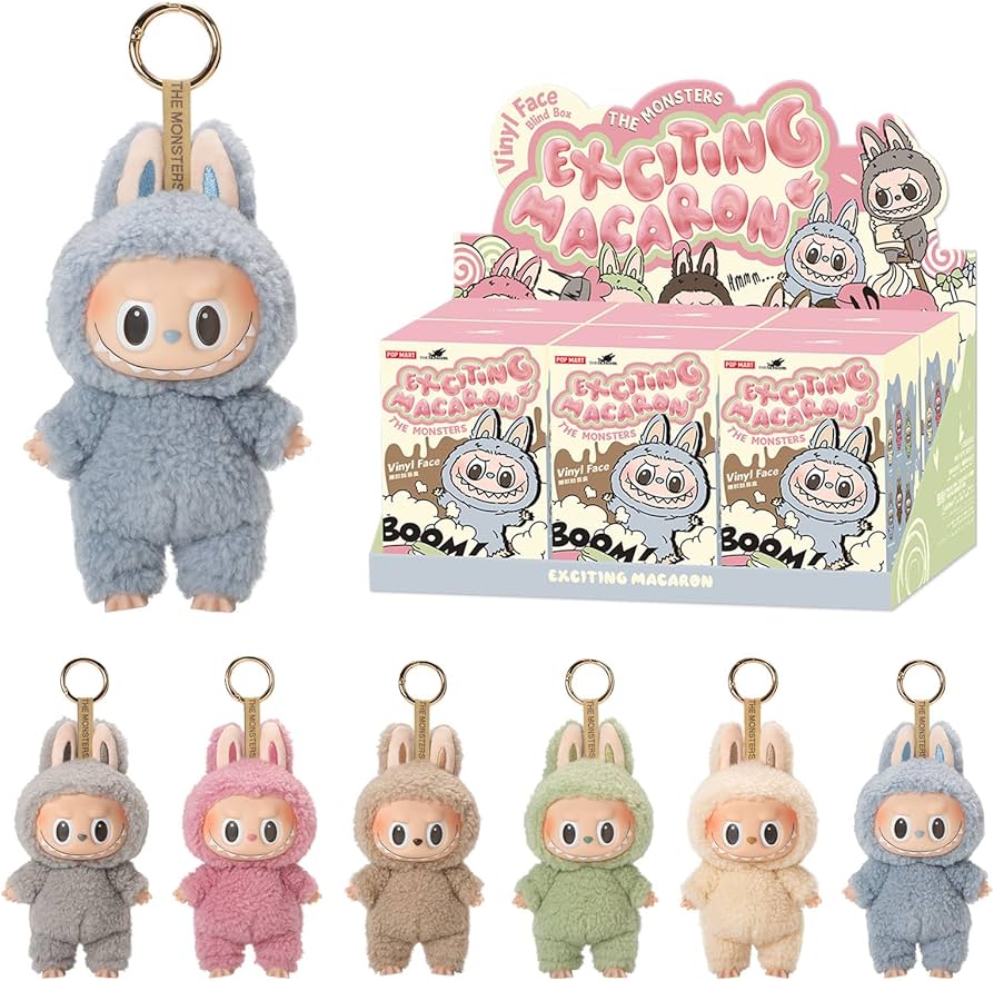 POP MART The Monsters - Tasty Macarons Vinyl Face Blind Box, 6PCs