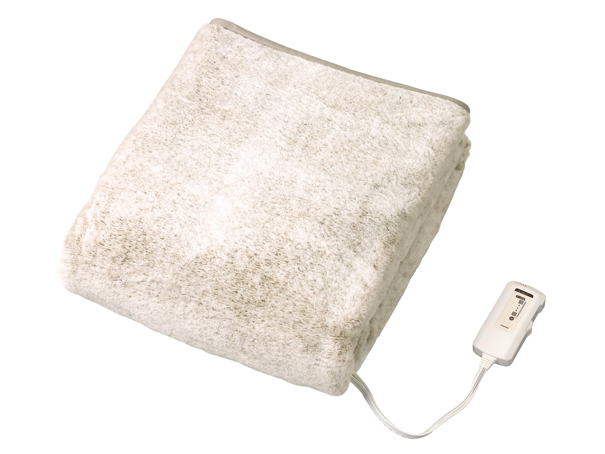 Amazon | コイズミ 電気毛布 掛敷毛布 ラビットファー調 丸洗い可 188