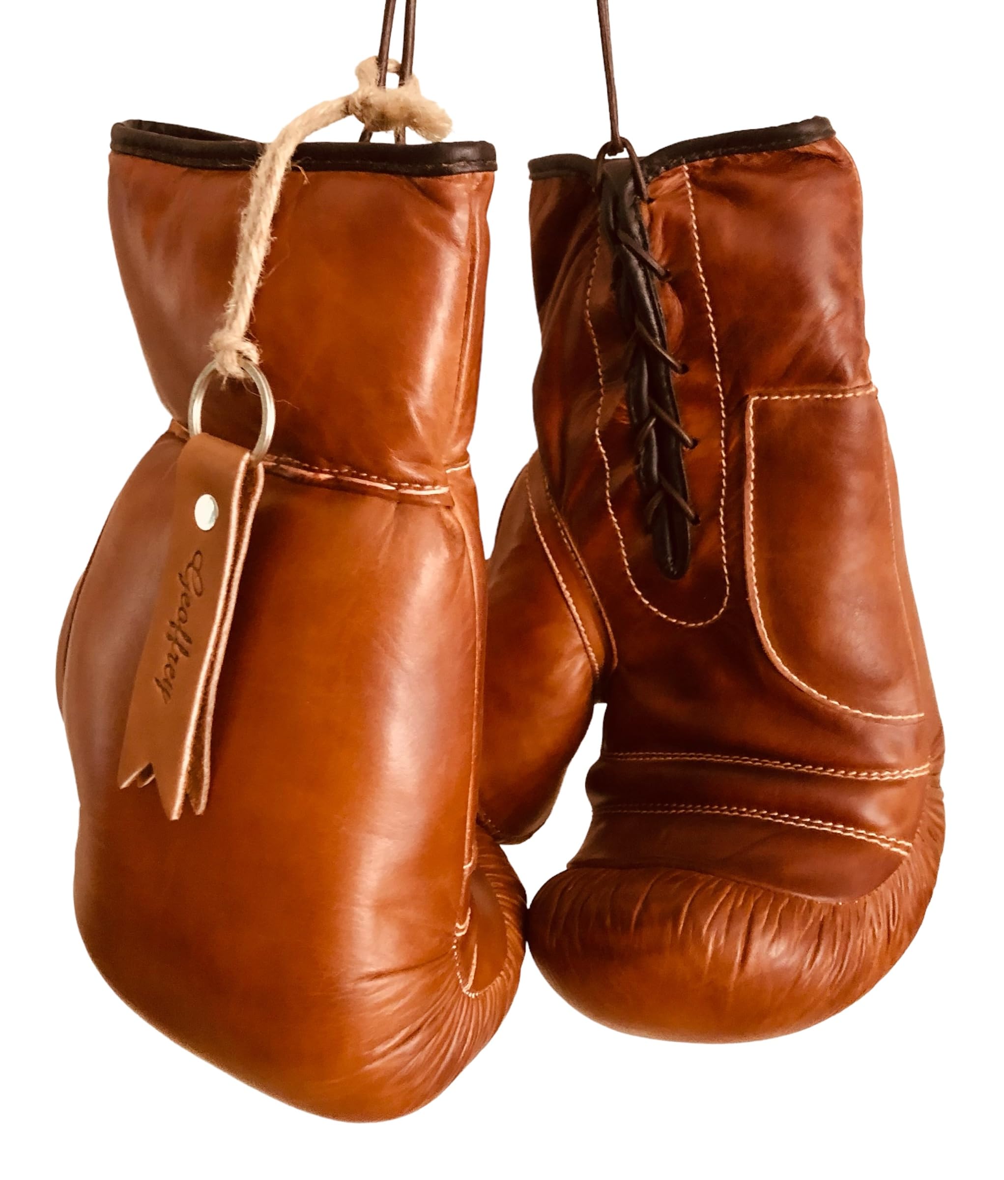 Amazon.co.jp: GEOFFREY タンレザーヴィンテージボクシンググローブ