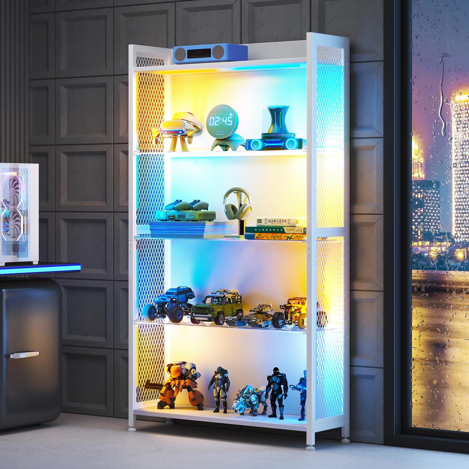 Amazon.co.jp: AODK 収納棚 フィギュア棚 コレクション棚 ショーケース