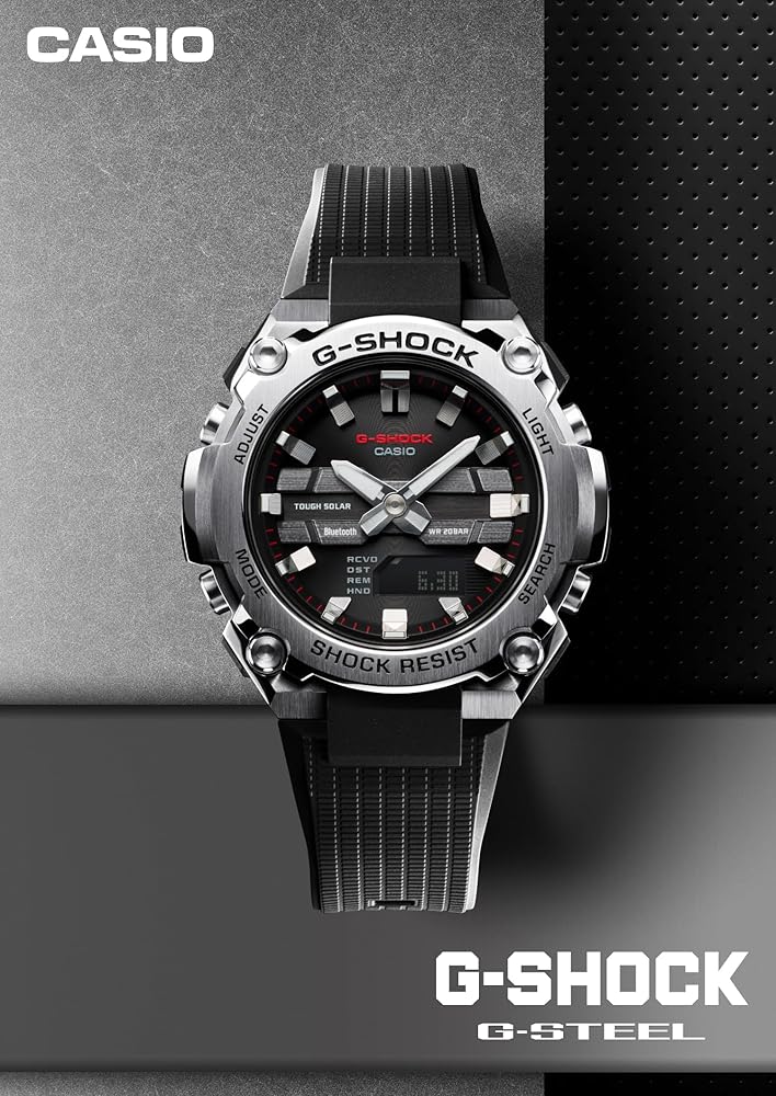 Amazon.com: Casio G-Shock GST-B600D-1AJF [G-Shock G-Steel], Silver