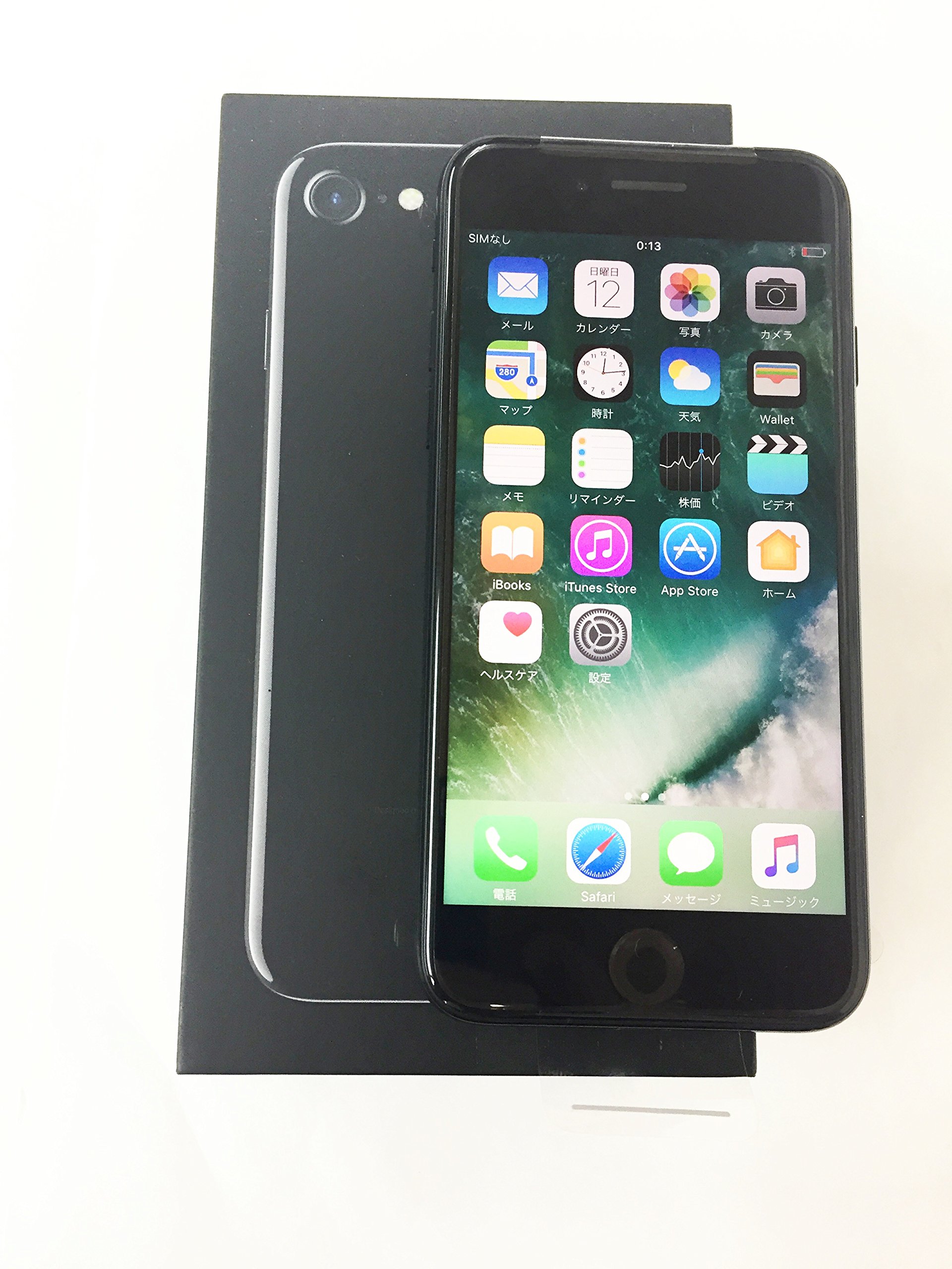 Amazon | 【整備済み品】 iPhone 7 128G ジェットブラック SIMフリー