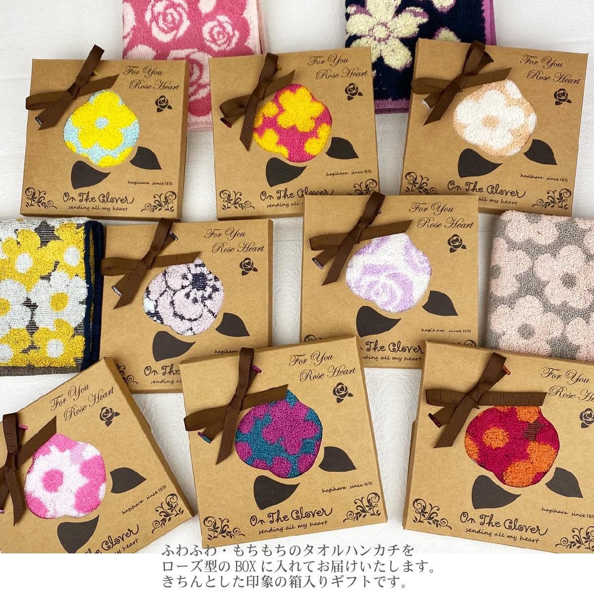 Amazon｜N タオルハンカチ ギフト 無撚糸 アソート 5個セット プチ