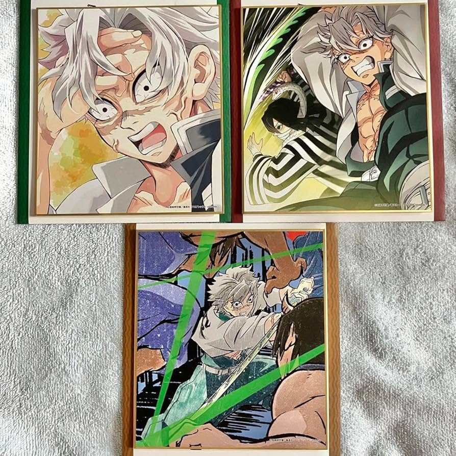 Amazon.co.jp: 鬼 滅 全集中展 全集中複製ミニ色紙 壱 A 弍 B 参 C