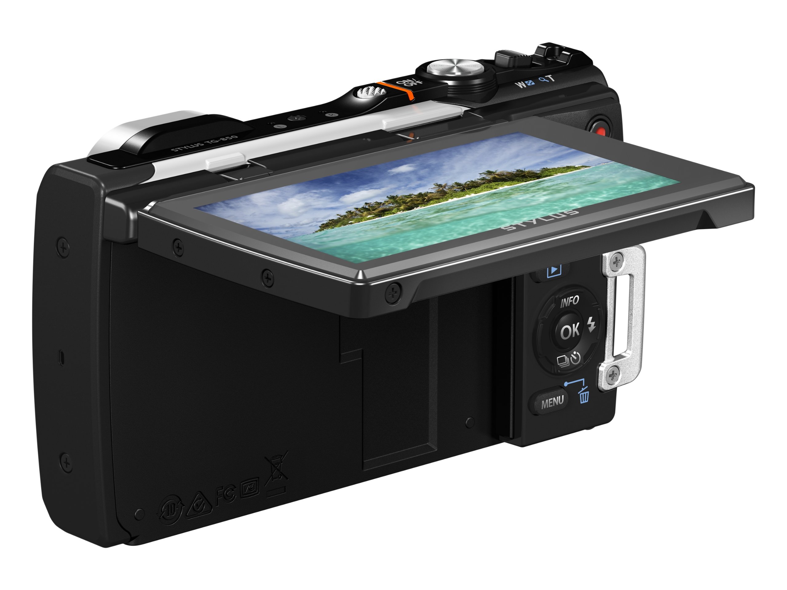 Amazon | OLYMPUS デジタルカメラ STYLUS TG-850 Tough ホワイト