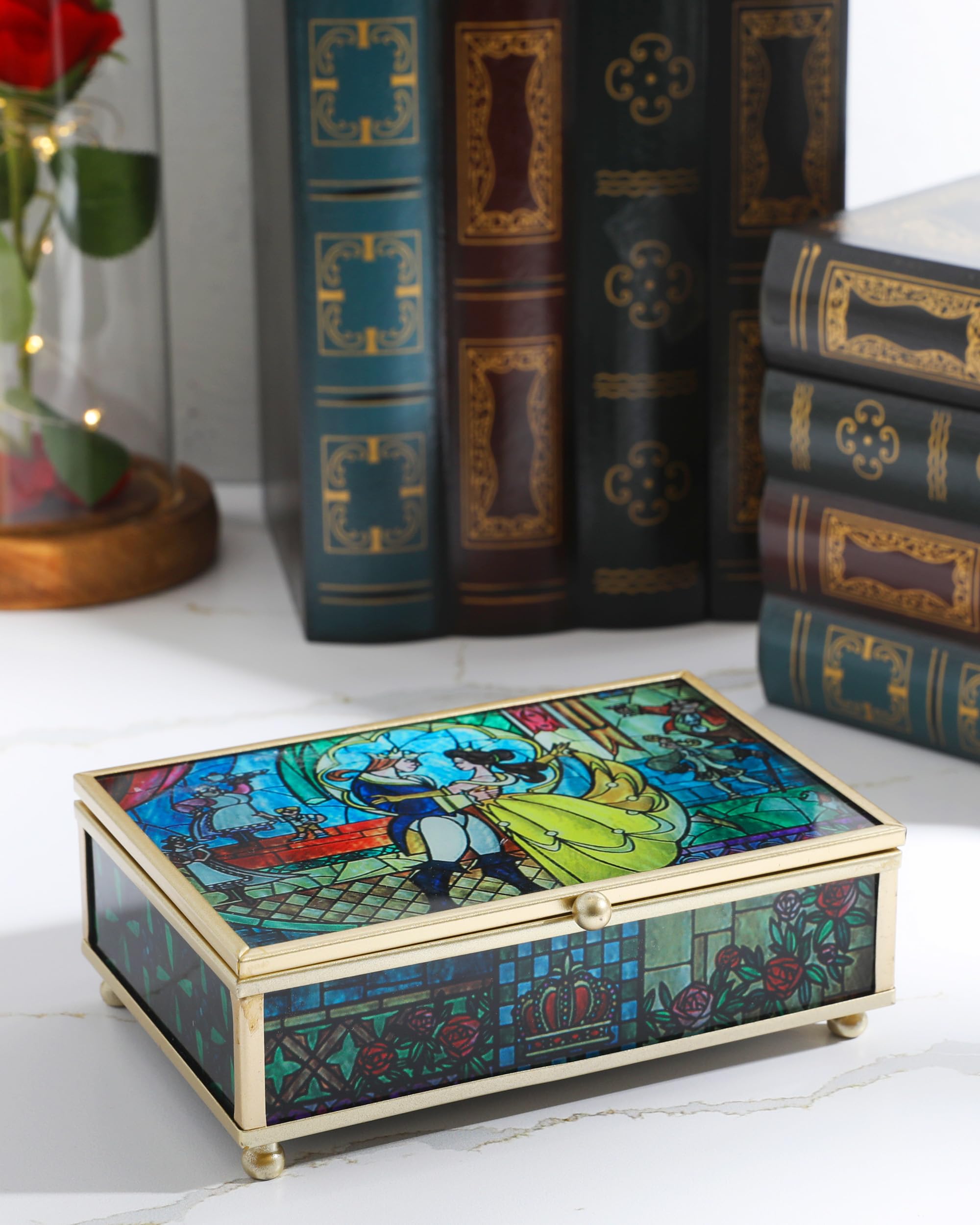 Amazon｜ディズニープリンセスの美女と野獣のジュエリーボックス、ベル