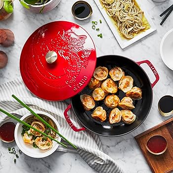 Amazon.co.jp: STAUB 鋳鉄製ブレイザー/ソテー2.5クォート ソテーパン