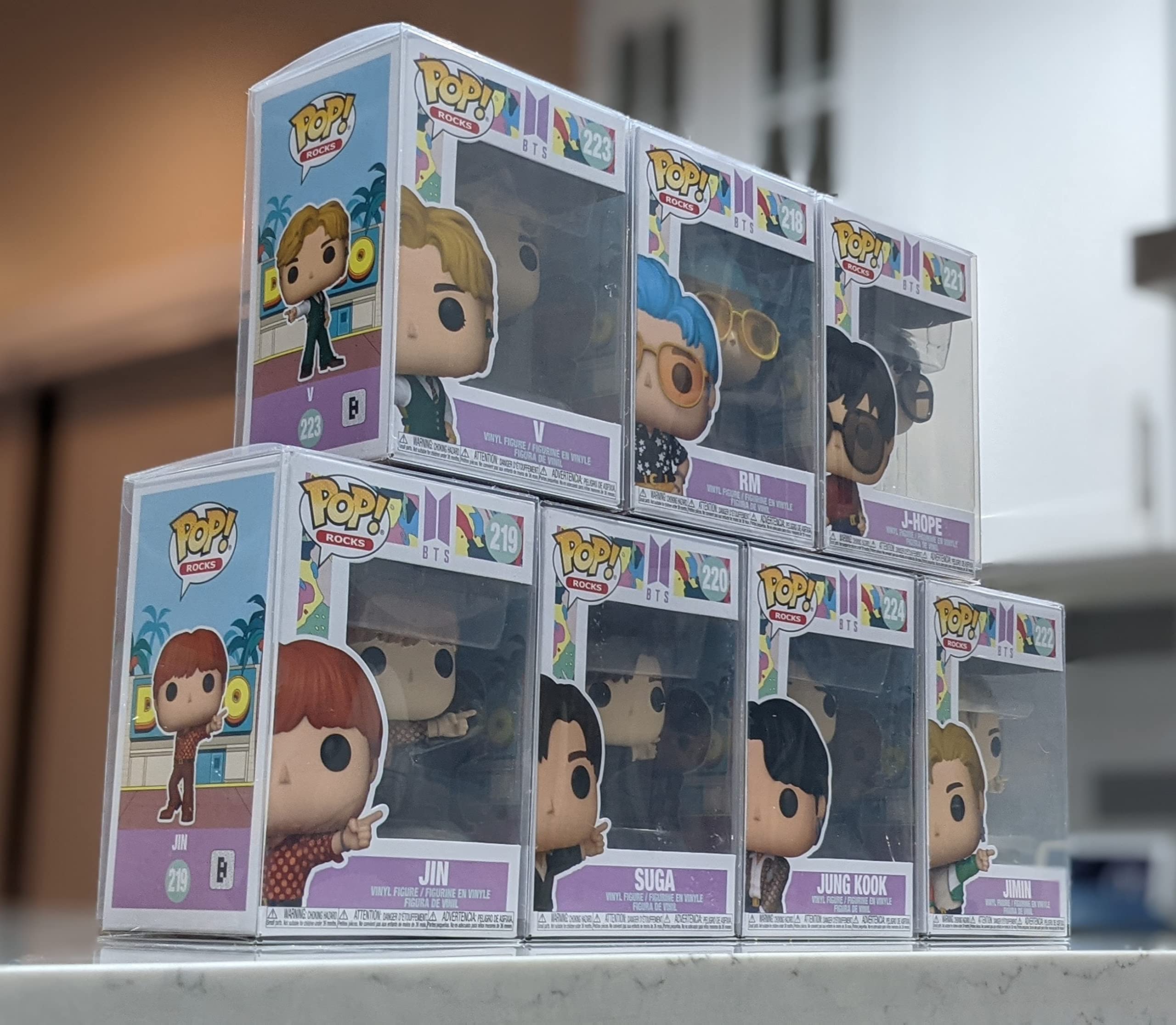 BTS Funko Pop BTS Dynamite Set of 7 Funko Pop! - RM, J-Hope, Suga