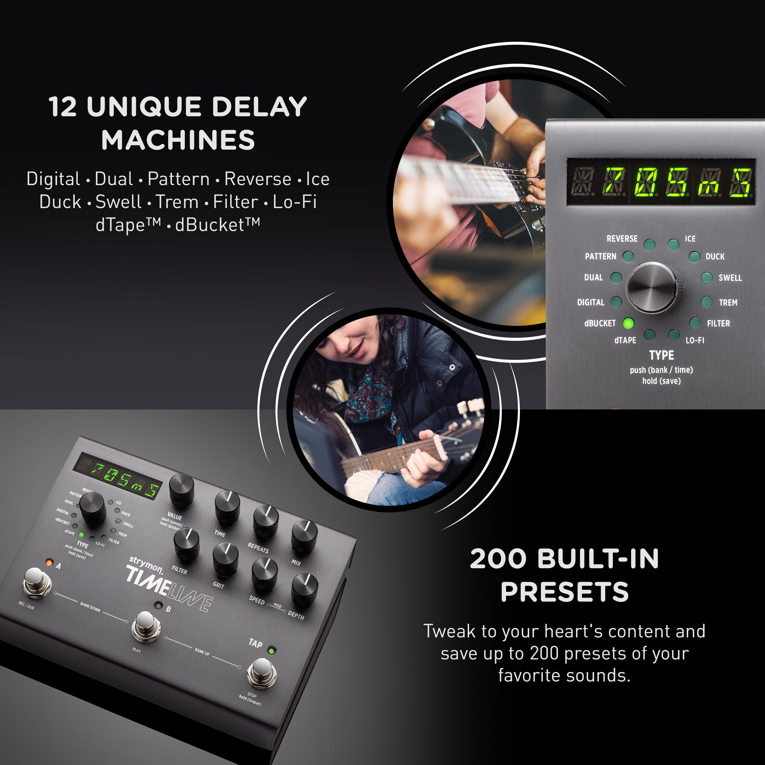 STRYMON TIME LINE ディレイ エフェクター アダプター付属 【公式通販】