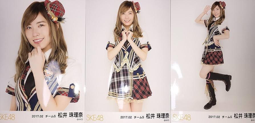 Amazon.co.jp: SKE48 松井珠理奈 チームS 2017 2月 月別 ランダム 生