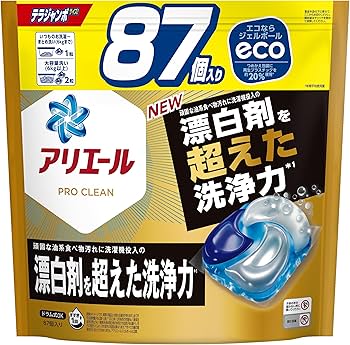 Amazon | [大容量] アリエール 洗濯洗剤 ジェルボール4D プロクリーン