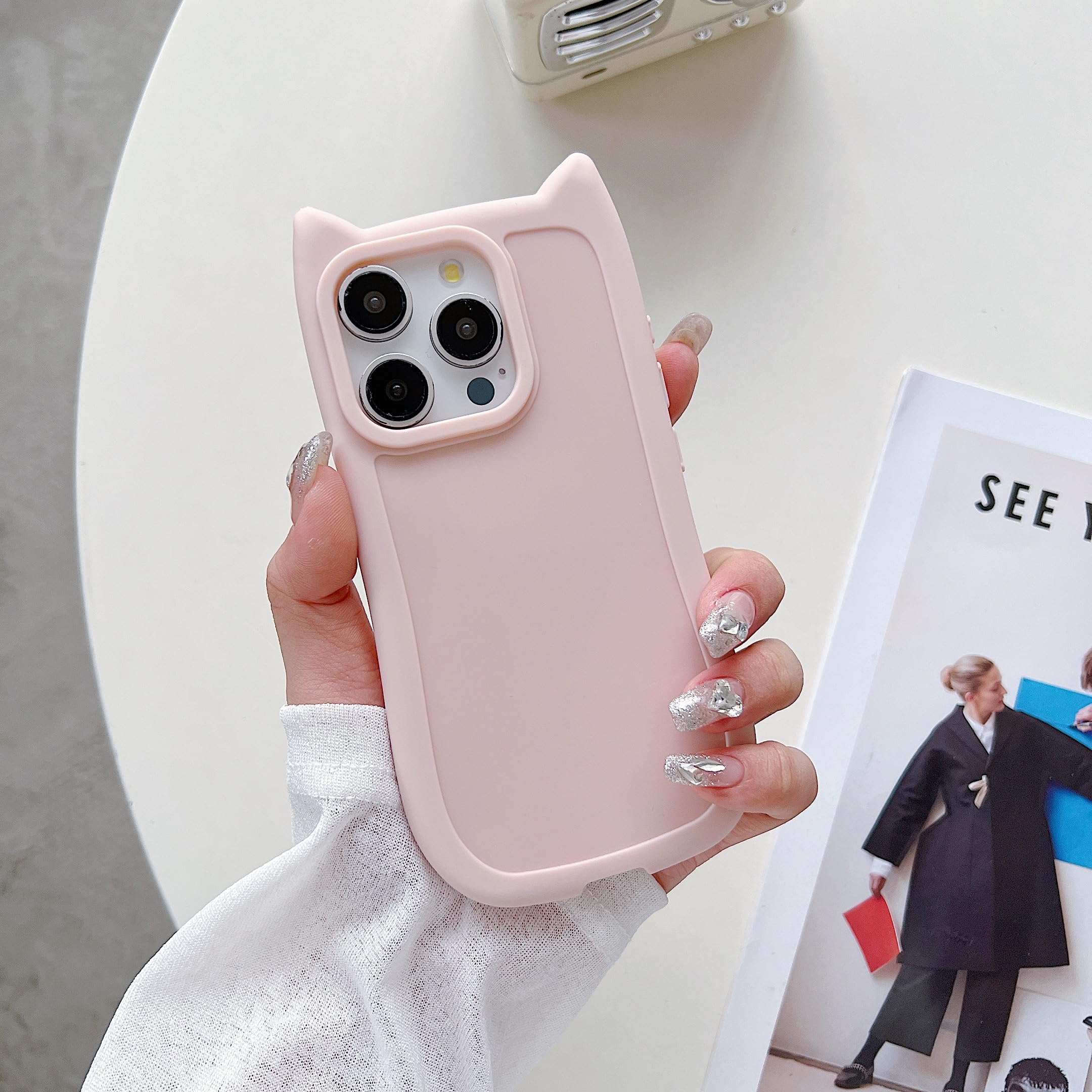 Amazon.co.jp: ZOOYAA iPhone 12 Pro/12 用 ケース 猫耳 可愛い