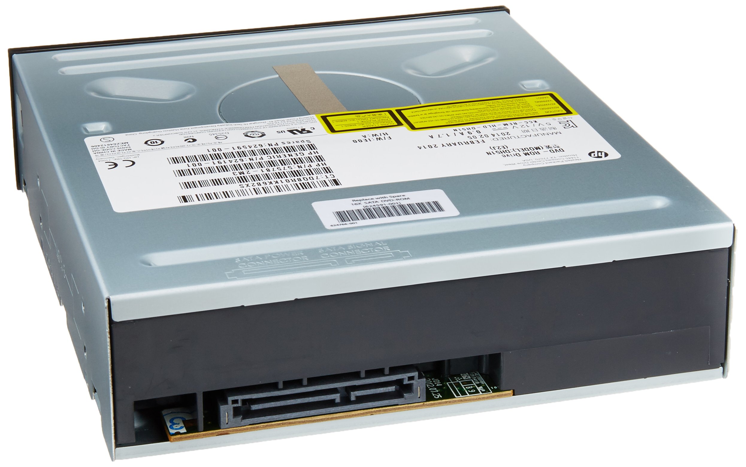 Amazon.com: HP DVD-ROM Internal Optical Drive 624189-B21 Black