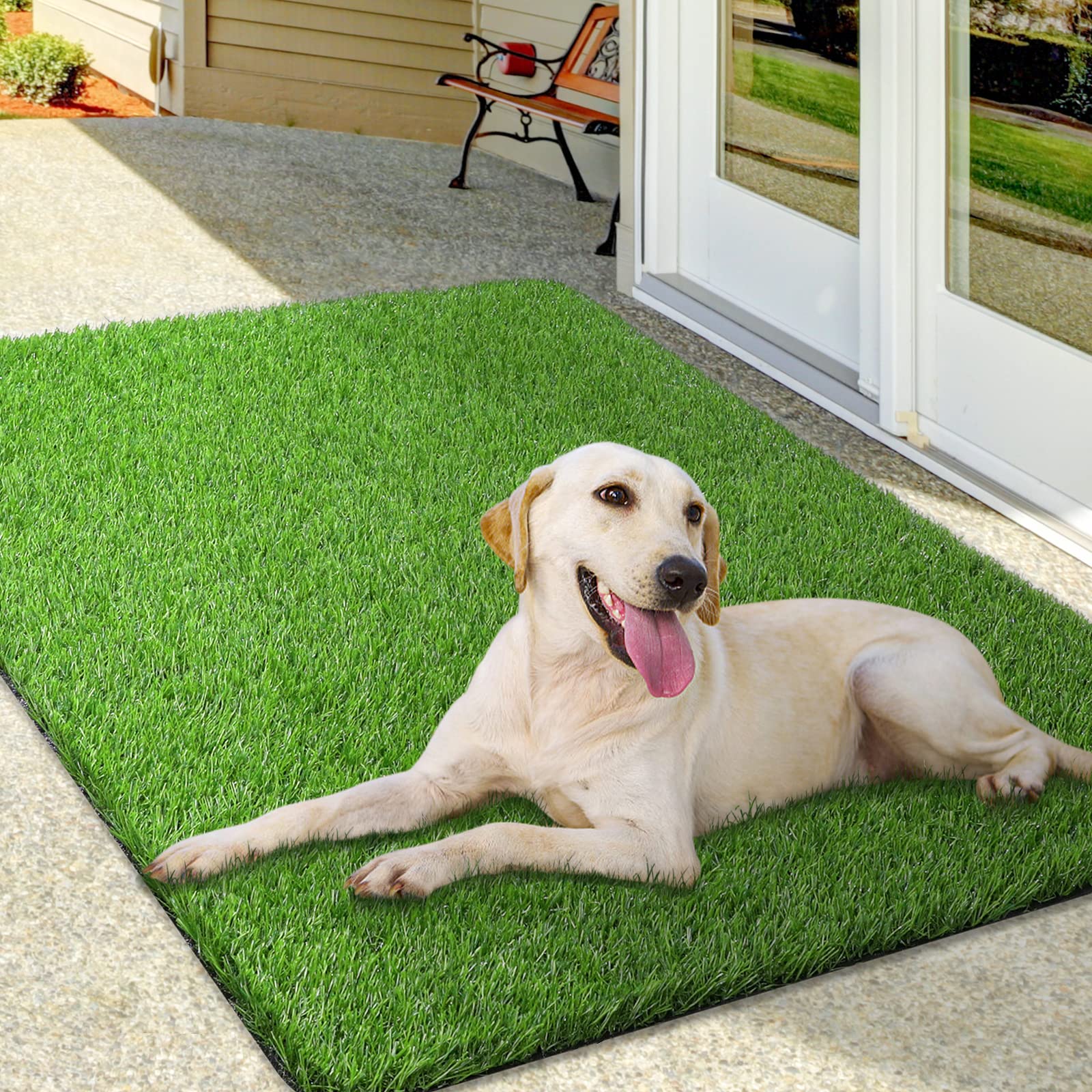 Amazon.com: OLanto Artificial Grass Mat, Turf Grass Front Door