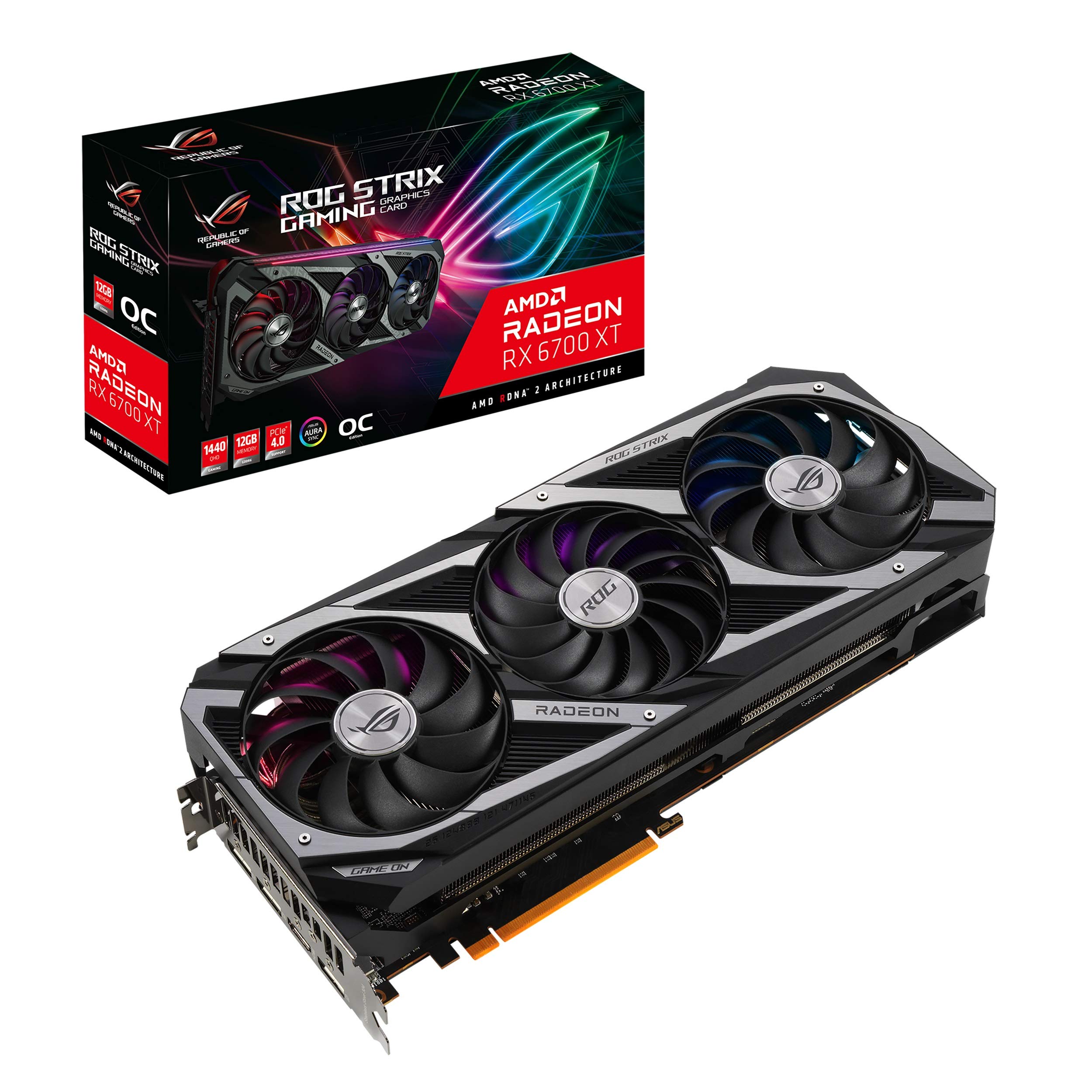 Amazon.com: ASUS ROG Strix AMD Radeon RX 6700 XT OC Edition Gaming