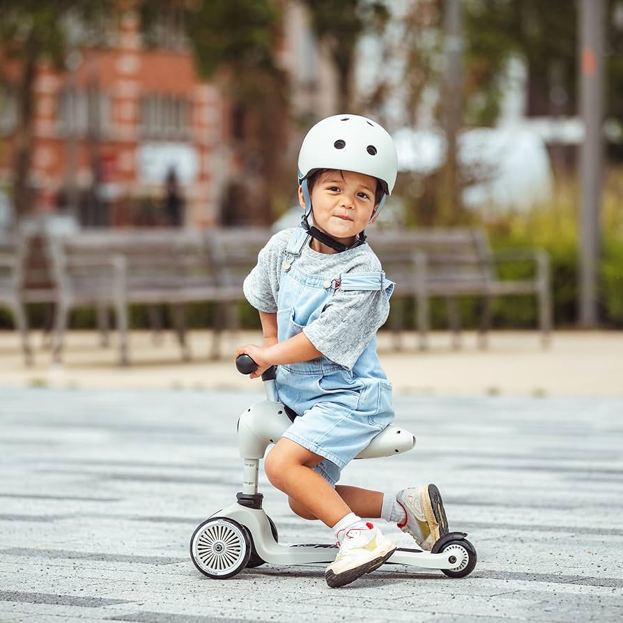 Amazon.com: Scoot & Ride 2-in-1 Ride-On & Stand Kids Scooter, Ages