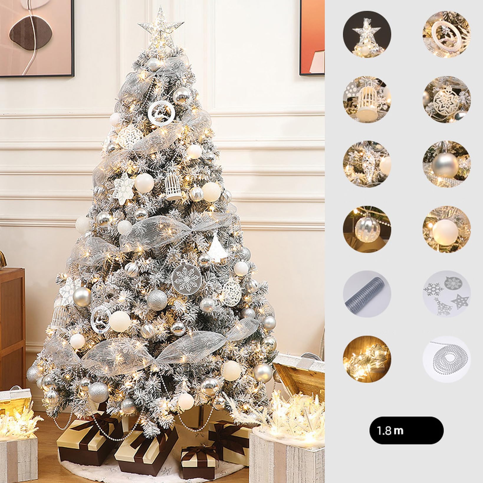 Amazon.co.jp: HGJH クリスマスツリー 大型 針葉樹 まるで本物 トウヒ