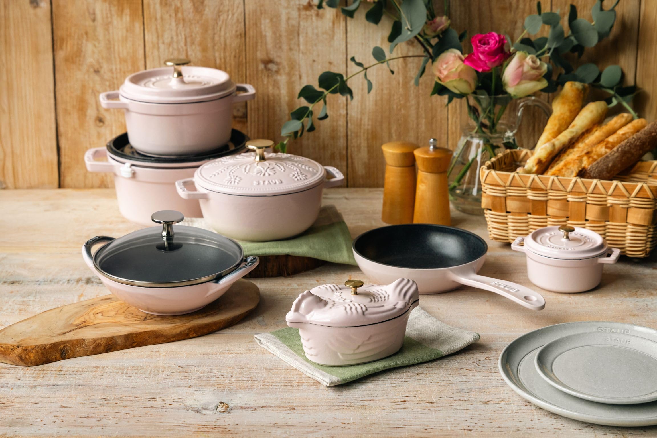 Amazon.co.jp: staub ストウブ 「 スキレット ソルベローズ 16cm