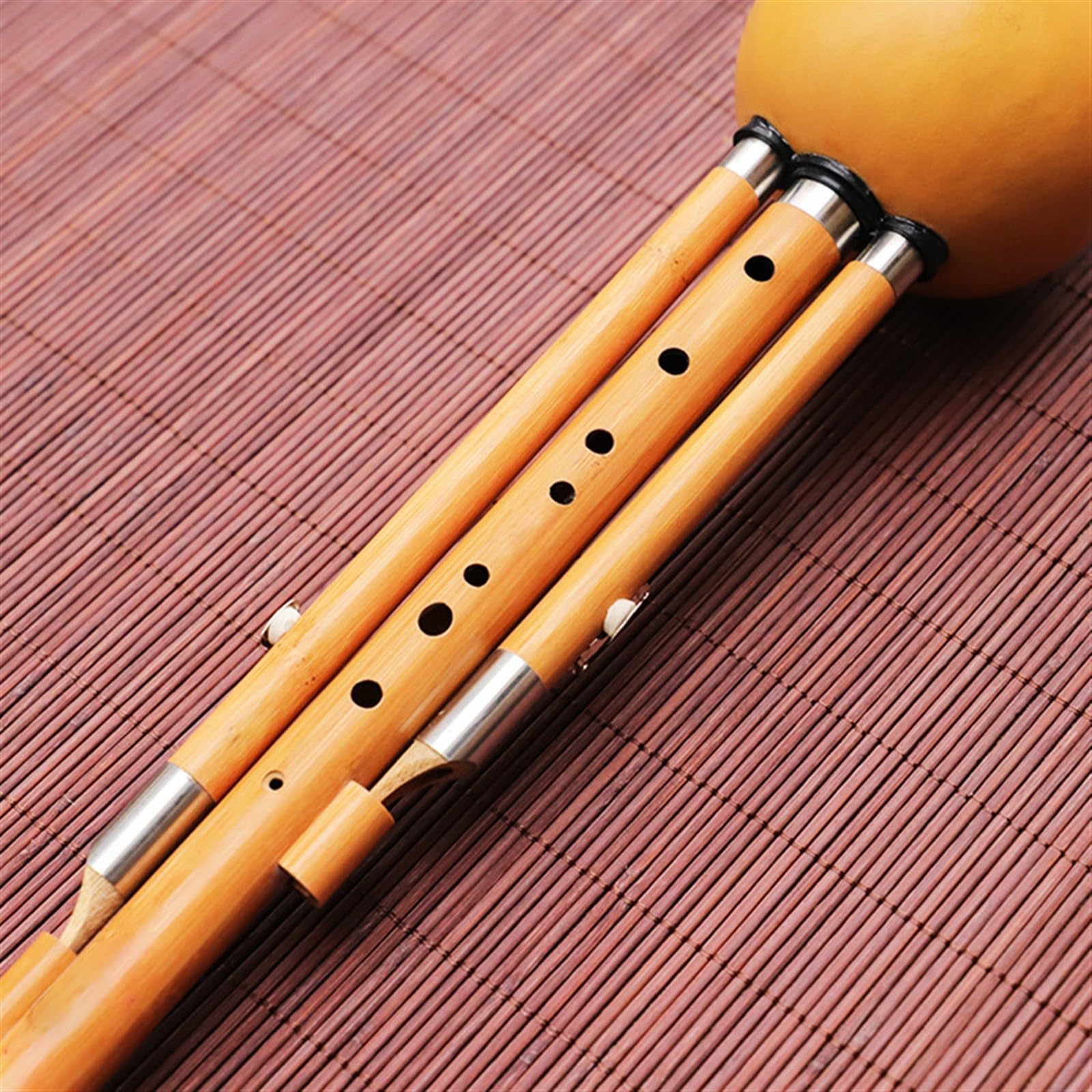 Amazon.co.jp: ひょうたん楽器 九穴瓢箪笛 中国の伝統的な広音域瓢箪