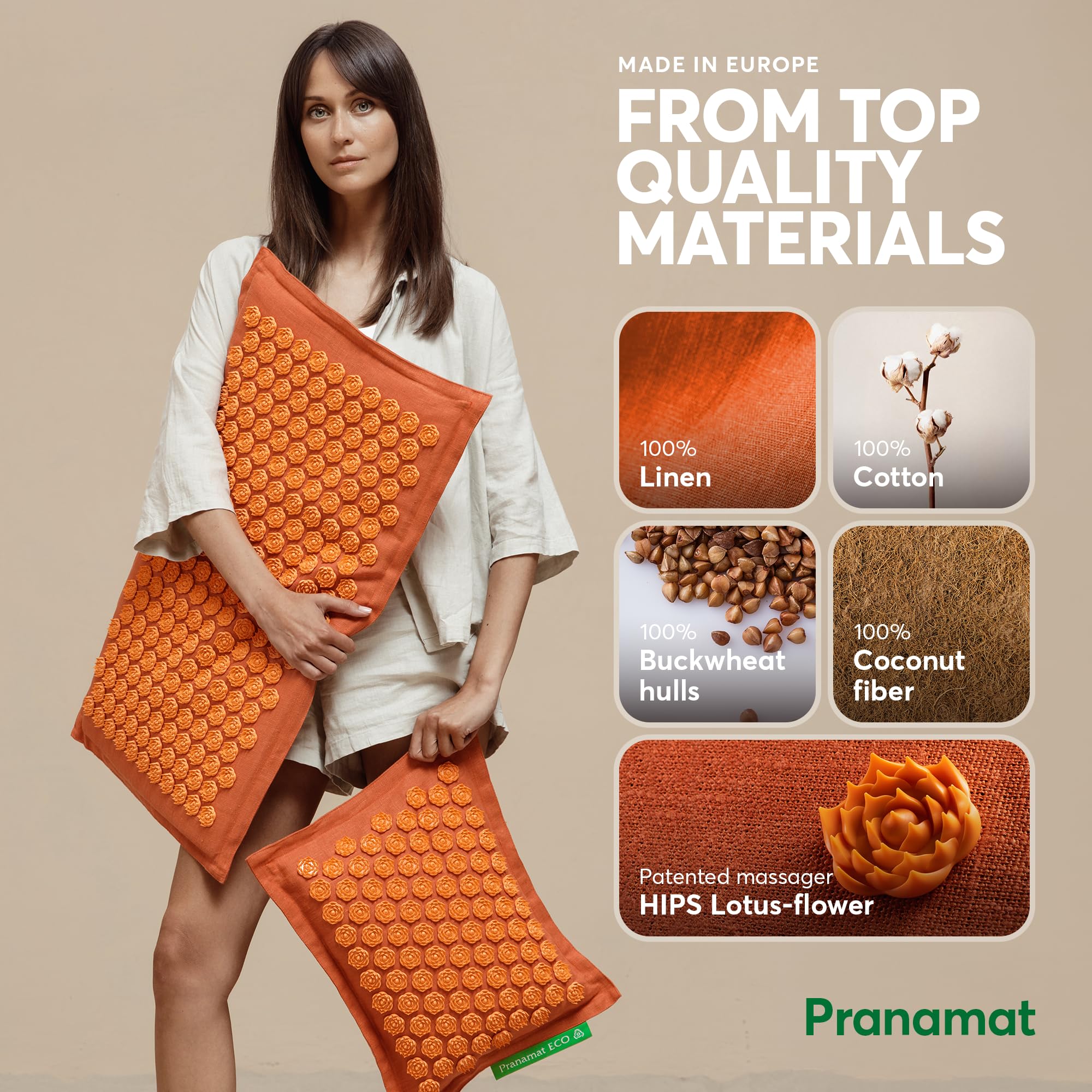 Amazon.co.jp: セラピー手動マッサージセット プラナマット ECO