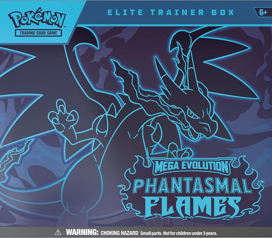 Amazon.com: Pokémon TCG: Mega Evolution—Phantasmal Flames Elite