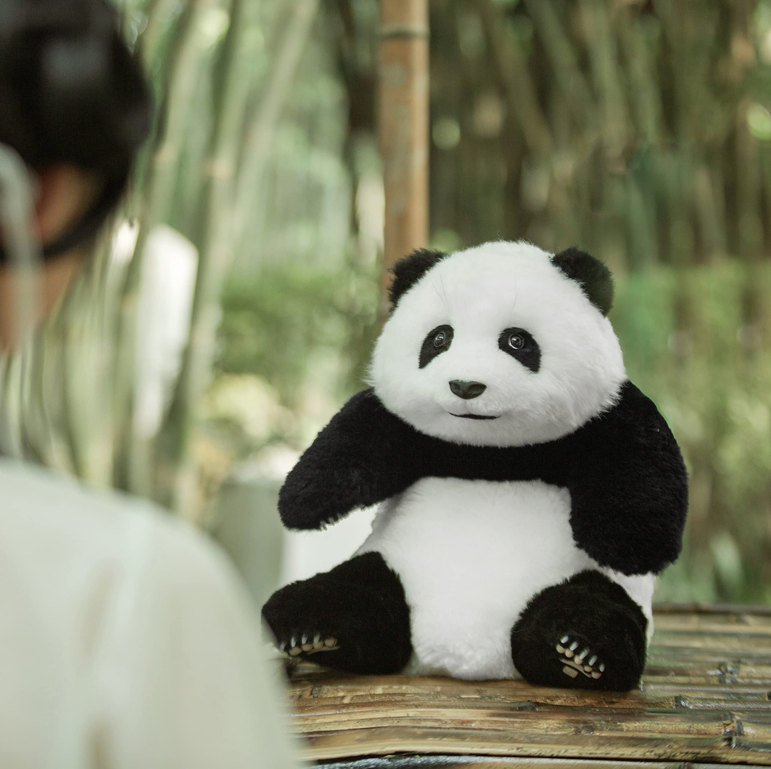 パンダぬいぐるみ 本物に近い 職人ハンディクラフト