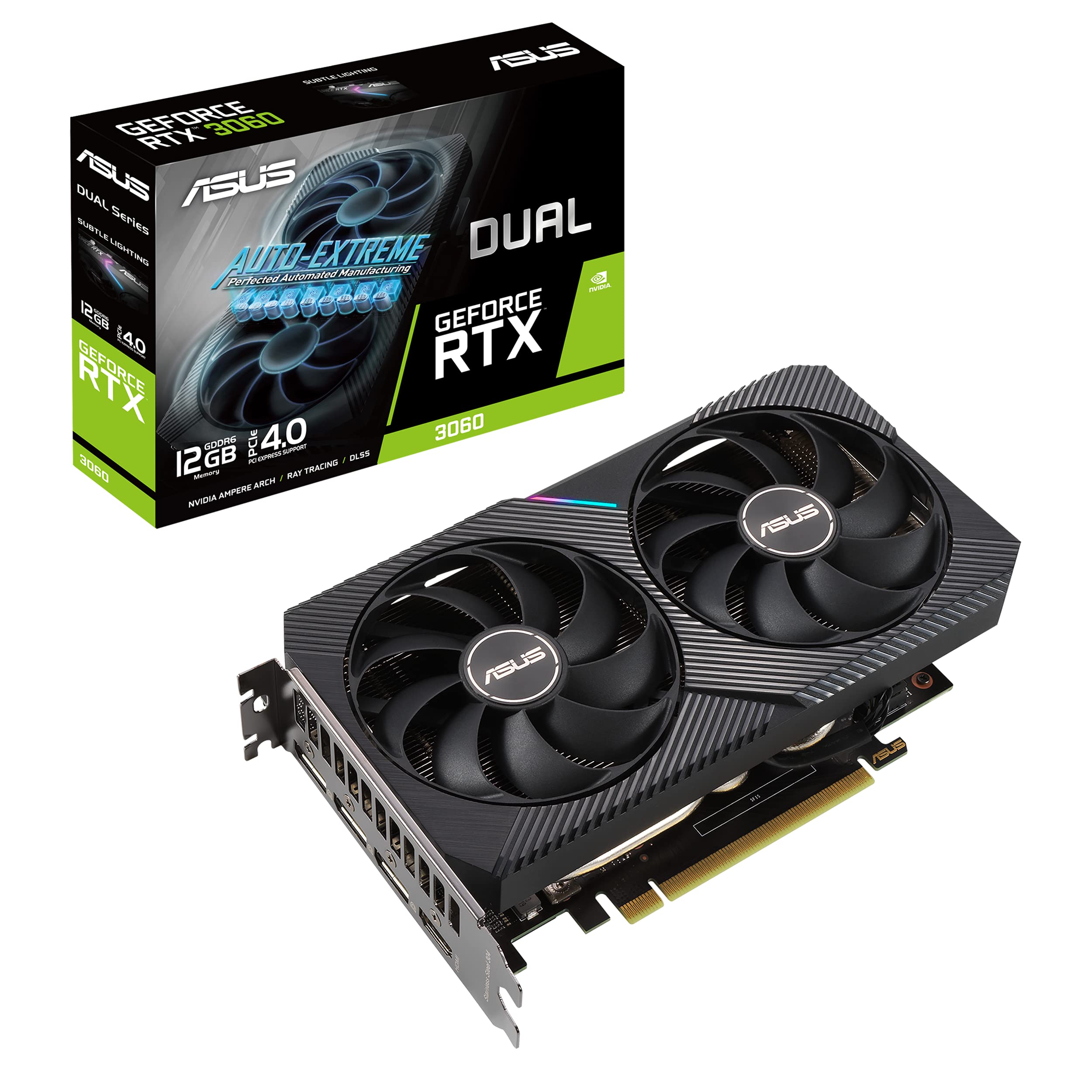 Amazon.com: ASUS Dual NVIDIA GeForce RTX 3060 V2 OC Edition 12GB