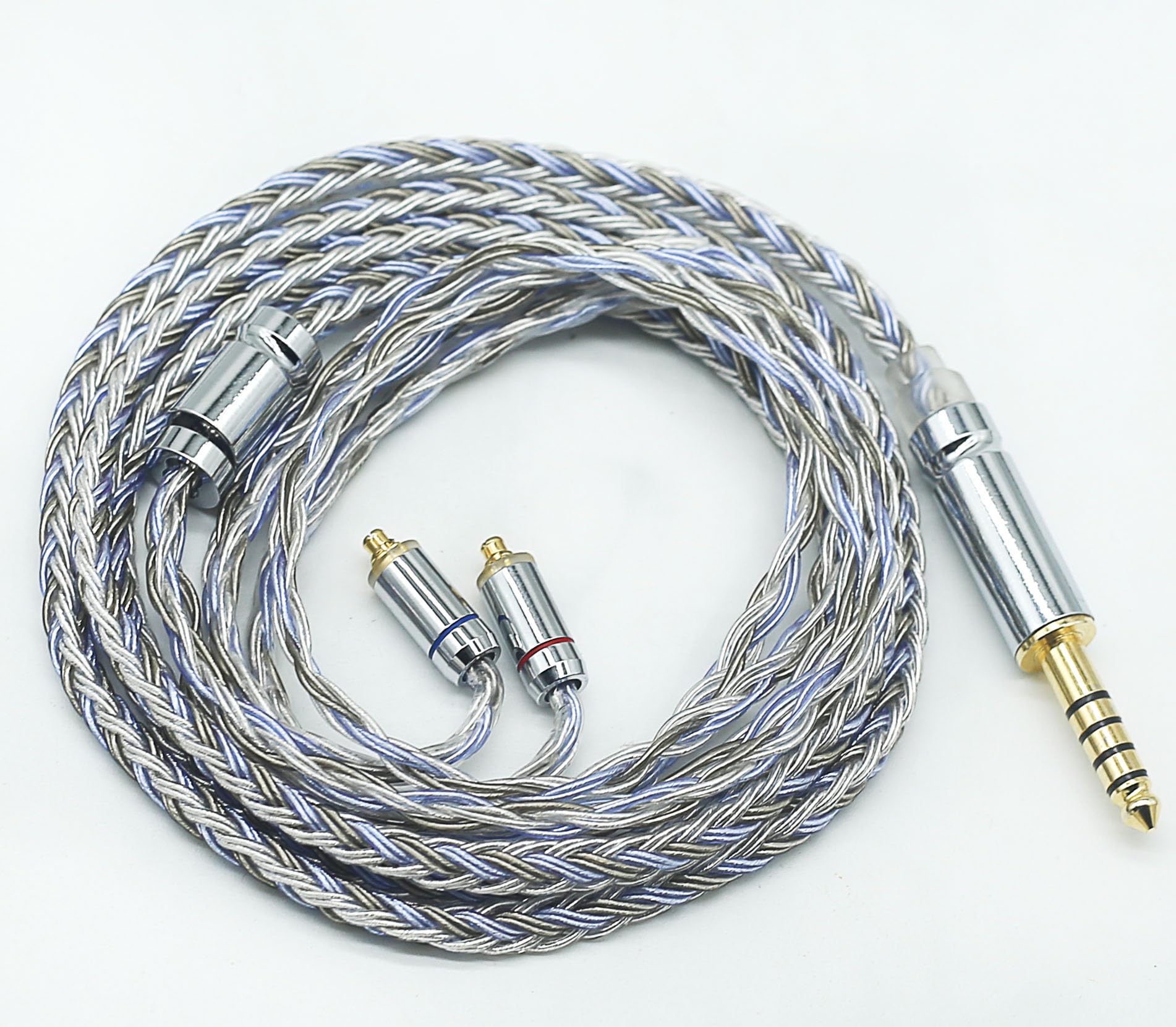 最高仕様16芯 金銀線撚り合わせリケーブル膨張MMCX/4.4mmバランス接続