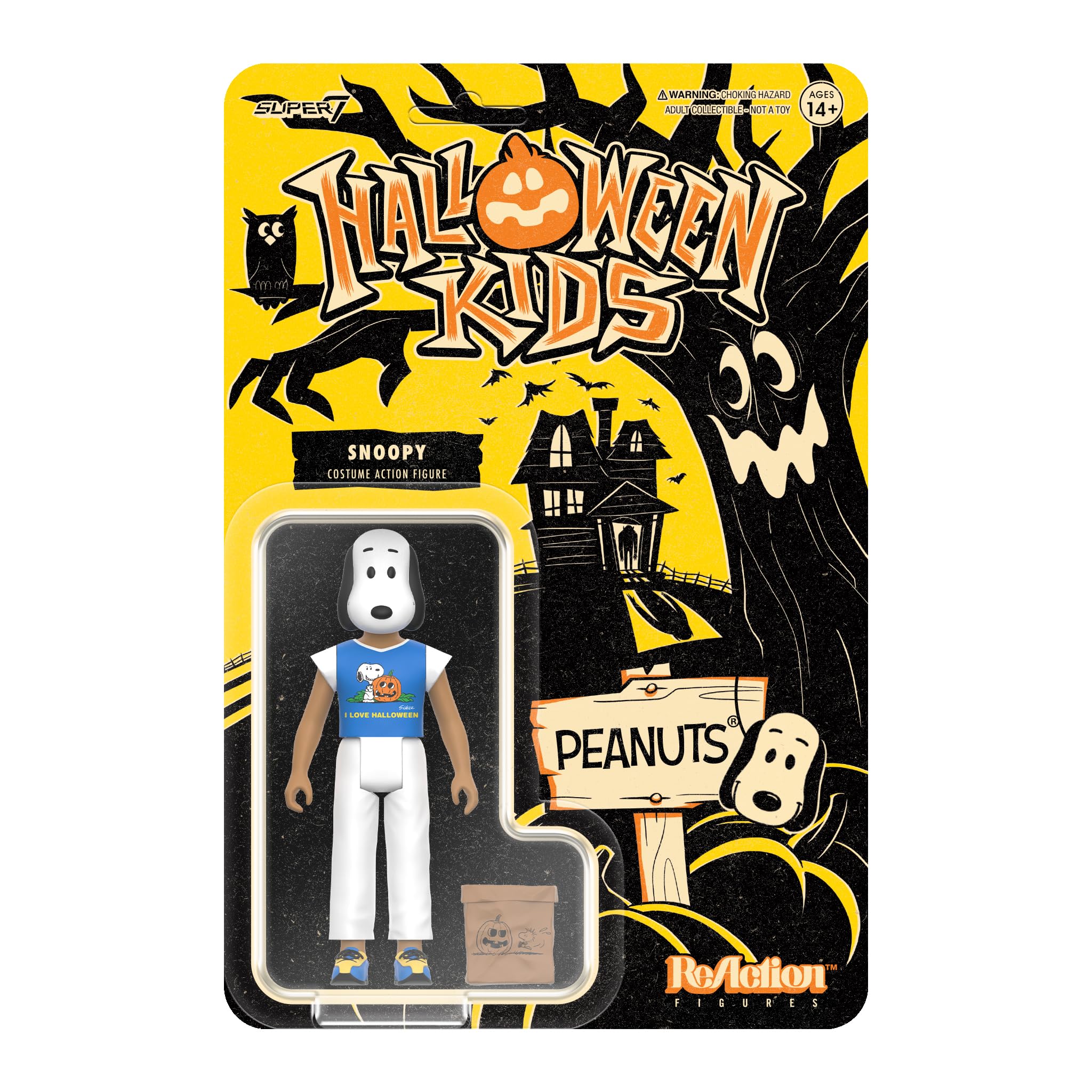 Amazon.com: Super7 Halloween Kids Peanuts Snoopy Girl - 3.75