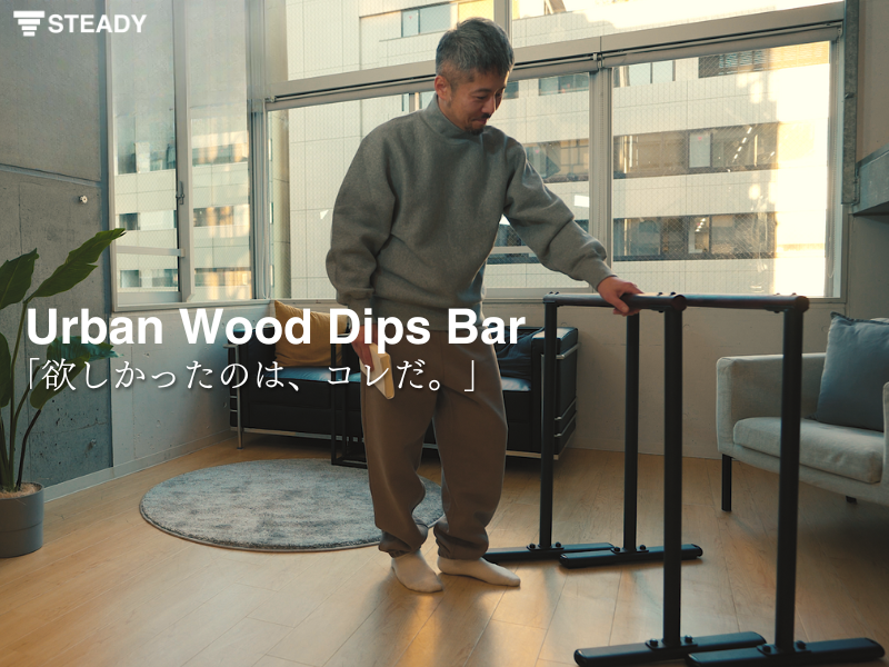 Amazon.co.jp: STEADY Urban Wood Dips Bar【木製/都会的デザイン/耐