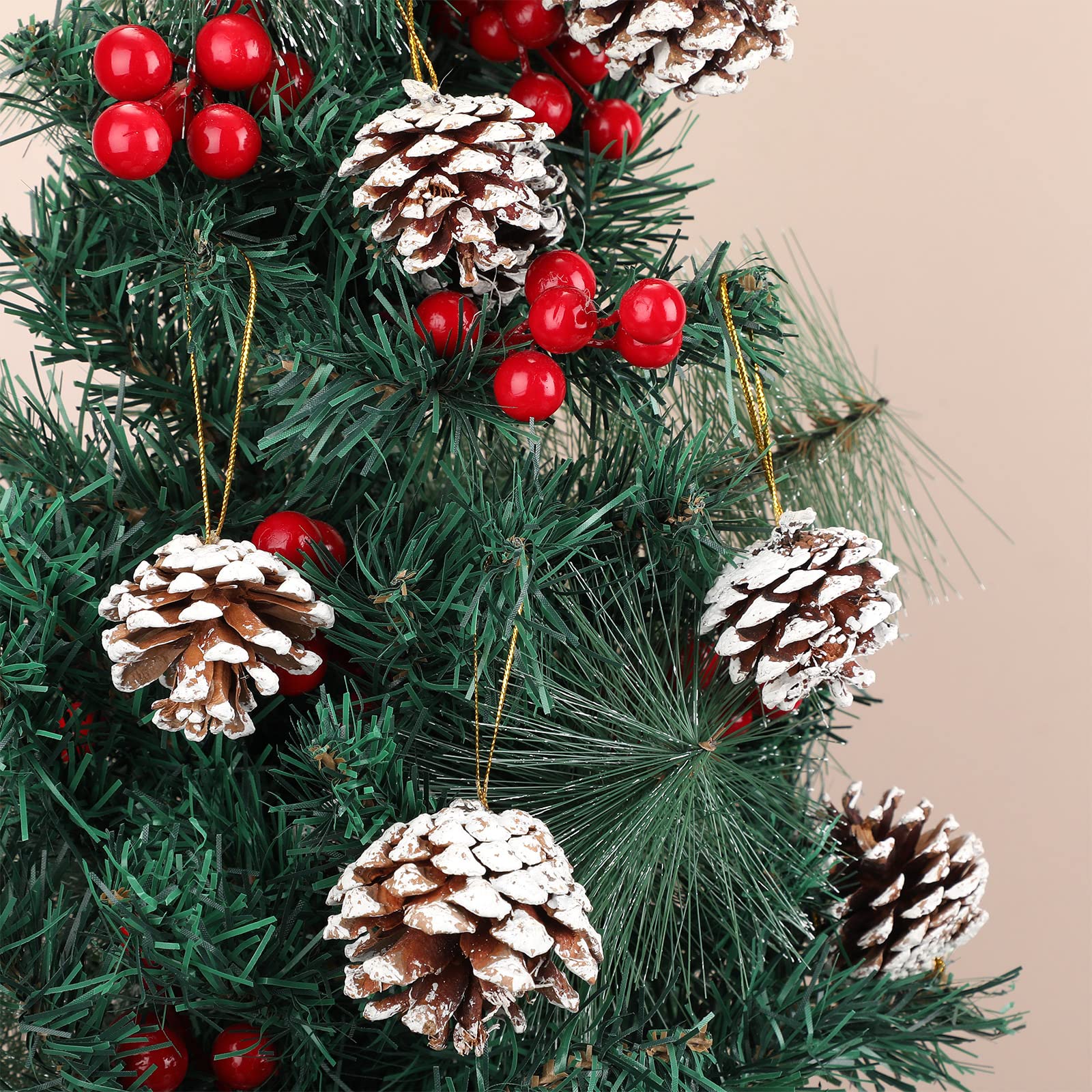 Amazon.co.jp: Tuanse 100個 クリスマス 松ぼっくり オーナメント