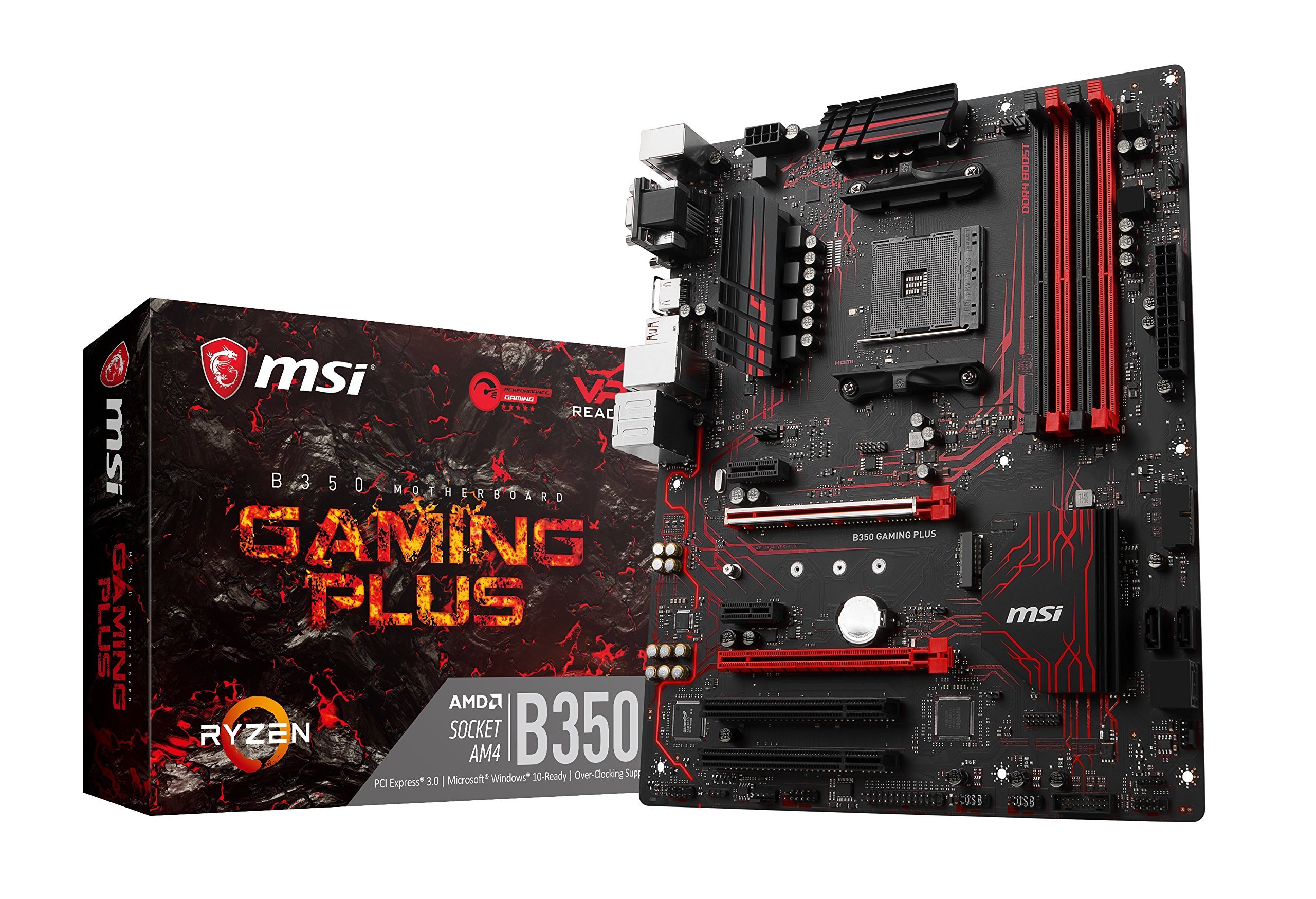 Amazon | MSI Gaming AMD Ryzen B350 DDR4 VR Ready HDMI USB 3 ATX