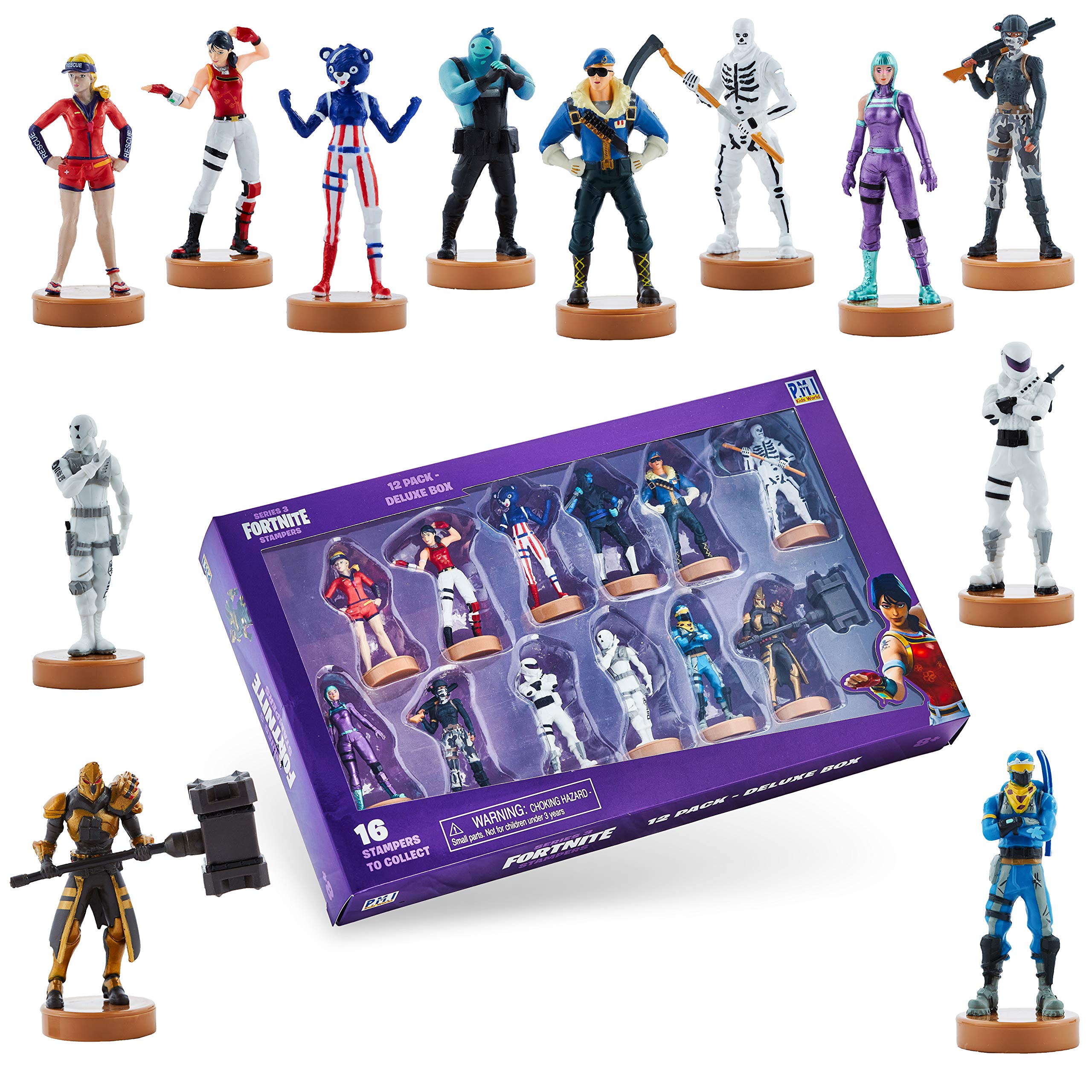 Amazon.co.jp: Fortnite Toys – 本物のアクションフィギュア スタンプ