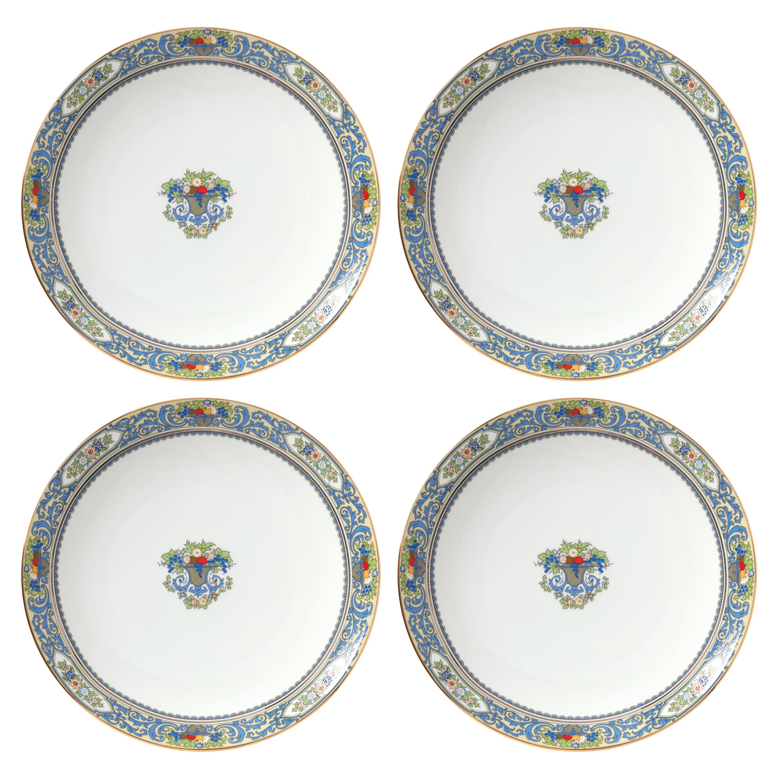 Amazon.com | Lenox 893654 Autumn White 4-Piece Dinner Plate Set