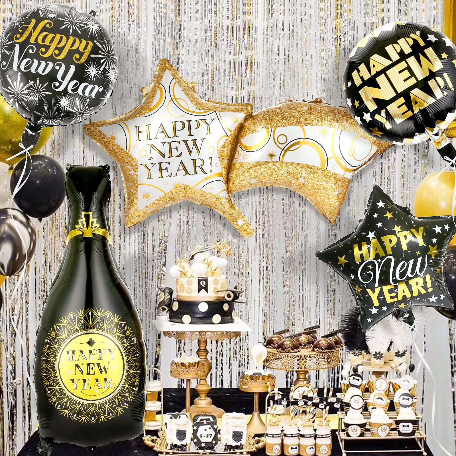 Amazon | Kesote 新年風船 HAPPY NEW YEAR ニューイヤー バルーン