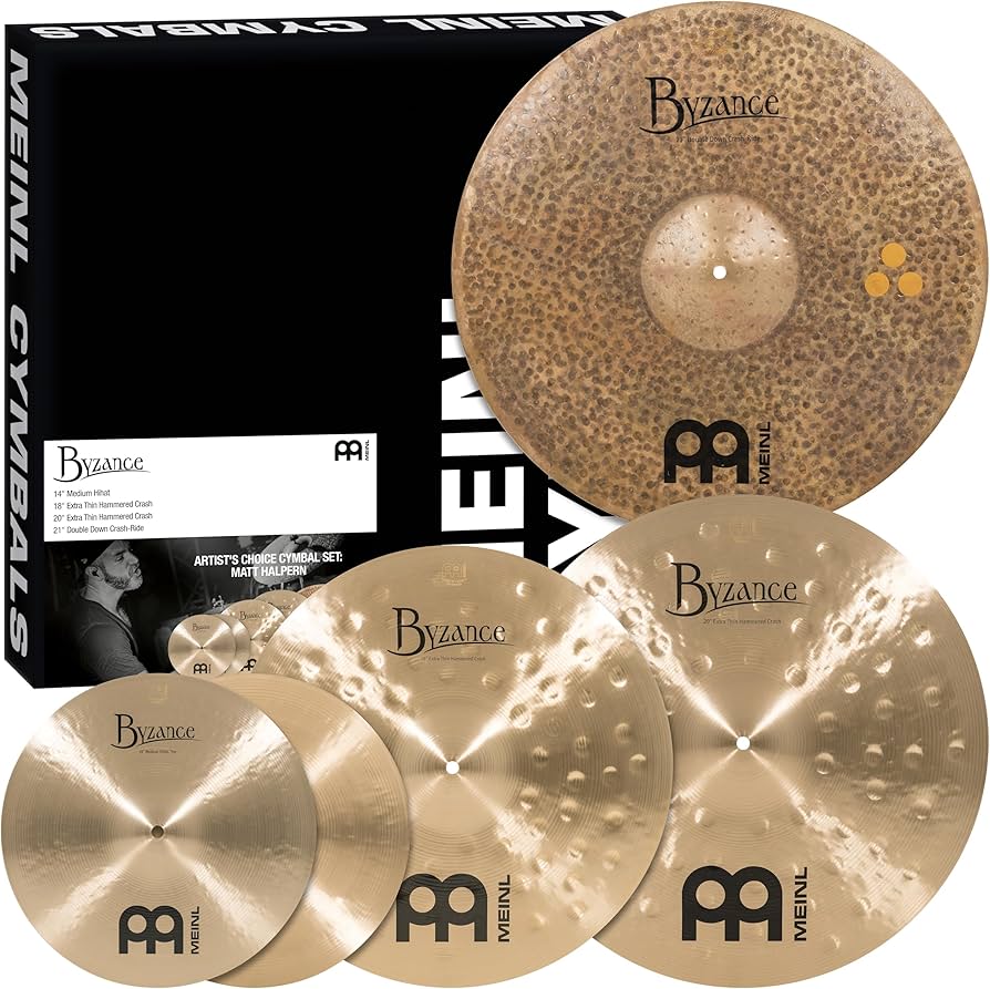Amazon.com: Meinl Cymbals Byzance Artist's Choice Set Matt Halpern