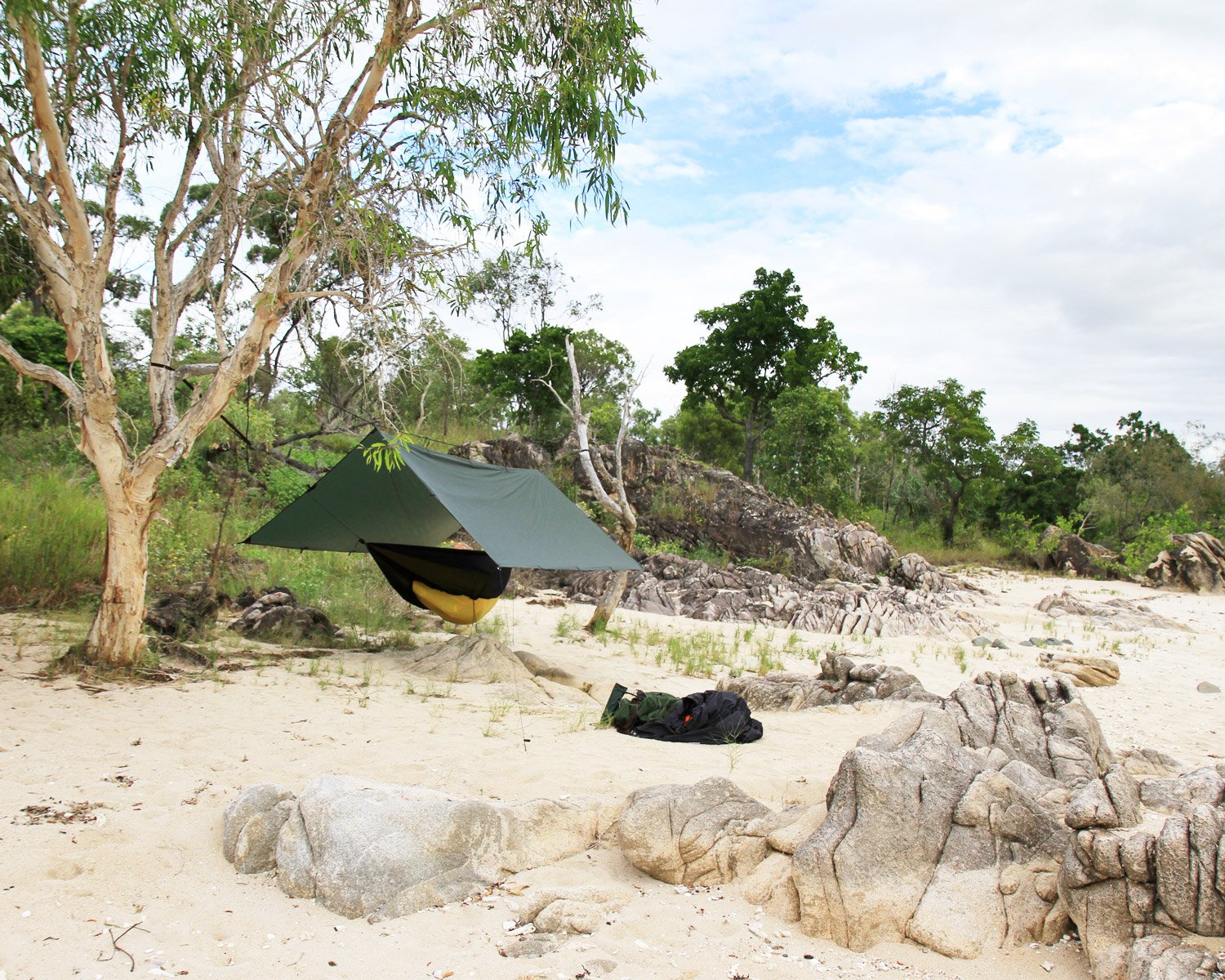 Amazon | DD Hammocks DD スーパーライト タープ (オリーブグリーン