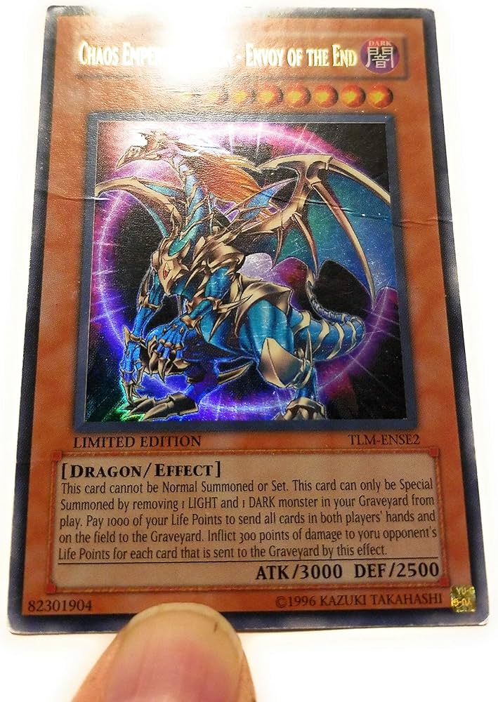 Amazon.com: Yu-Gi-Oh! - Chaos Emperor Dragon - Envoy of The End
