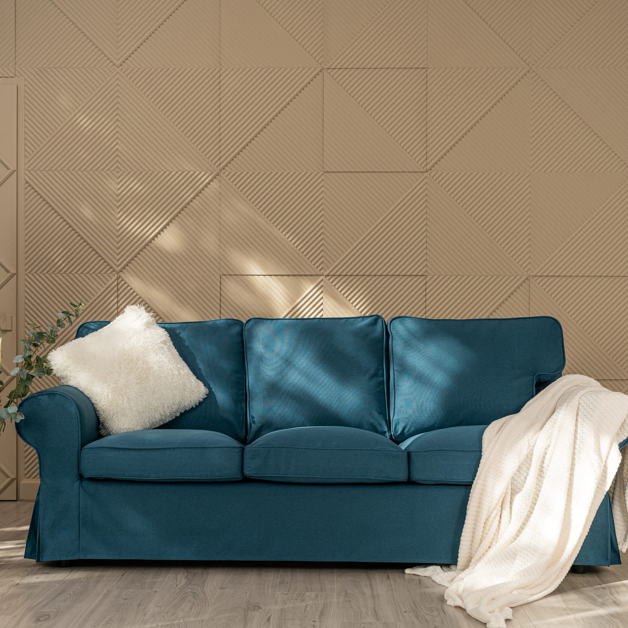 Amazon.co.jp: FMCTL Ektorp ソファカバー IKEA Ektorp ソファカバー 3