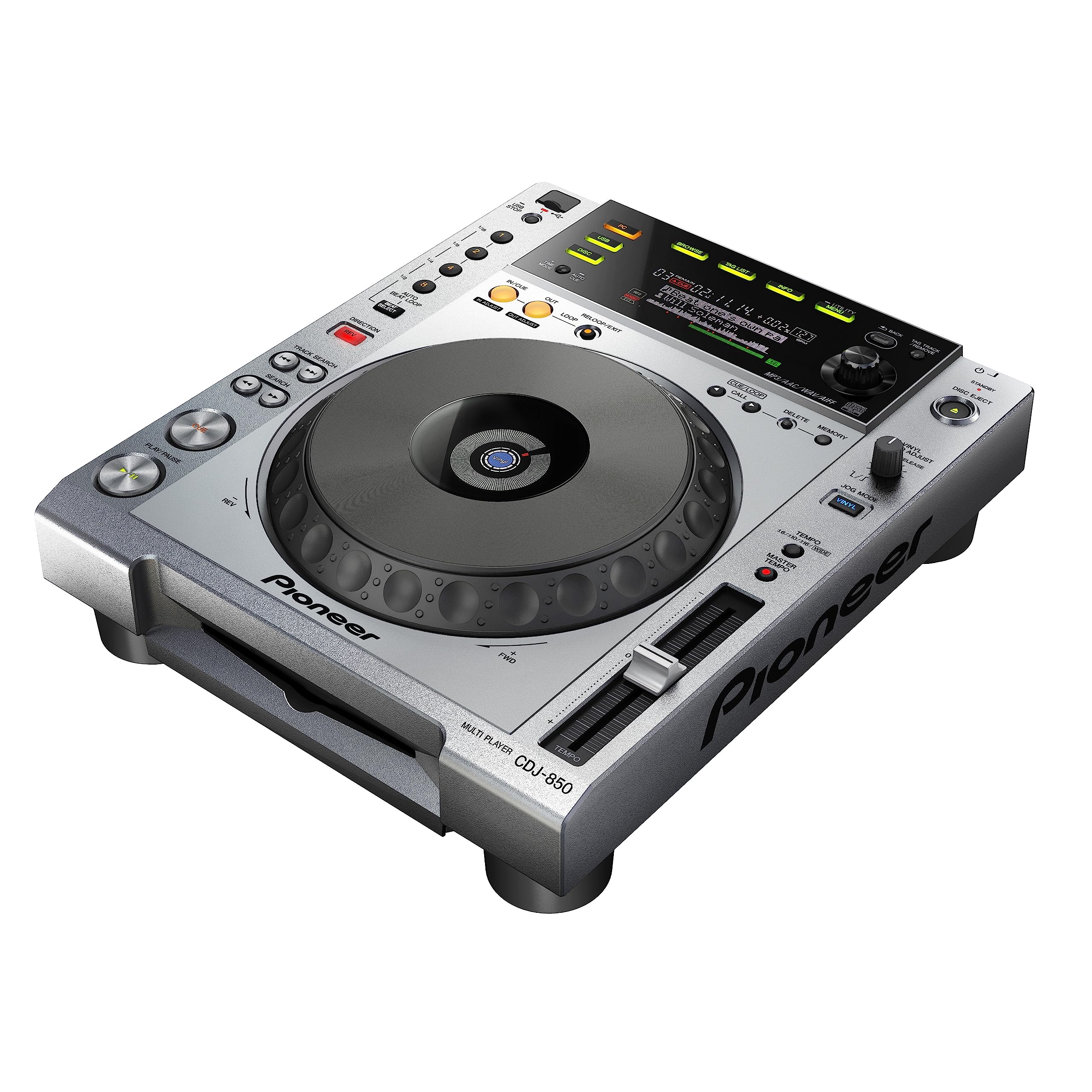 Amazon.com: Pioneer CDJ-850 Professional Multi-Format Media CD/MP3