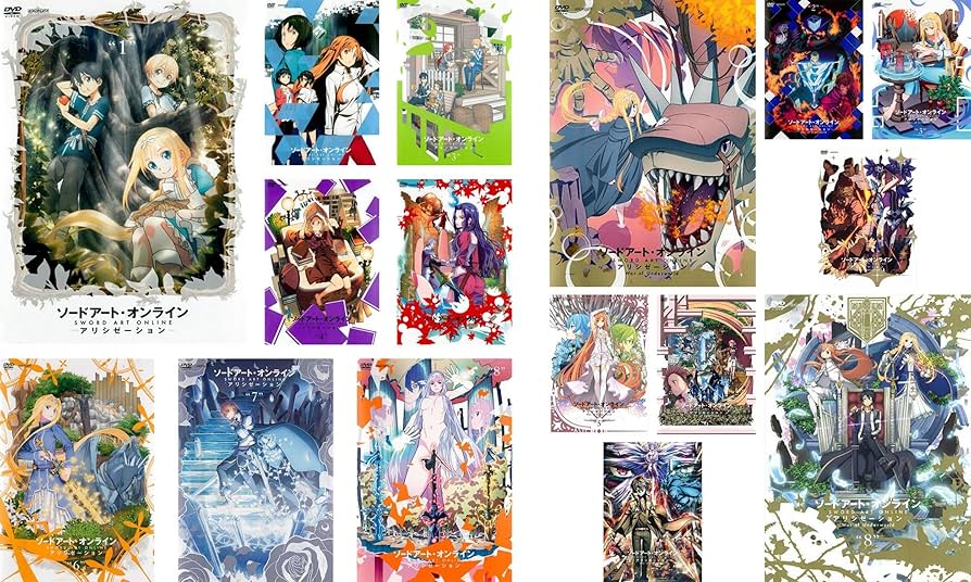 ソードアート・オンライン アリシゼーション 2期 レンタルDVD 全8巻