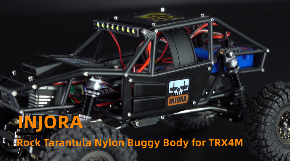 Amazon.com: INJORA Rock Tarantula Nylon Buggy Body Shell Chassis