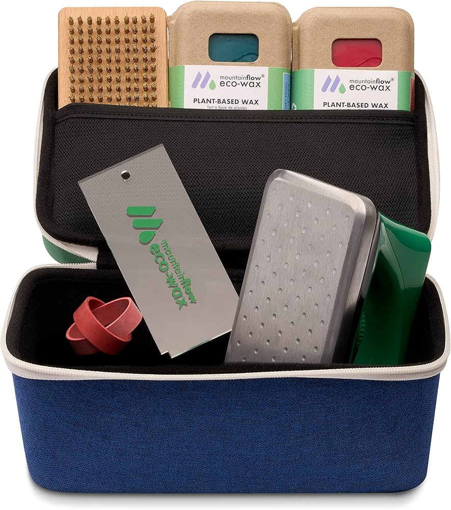 Amazon.com : mountainFLOW eco-Wax | Blue Square Wax Kit | Eco