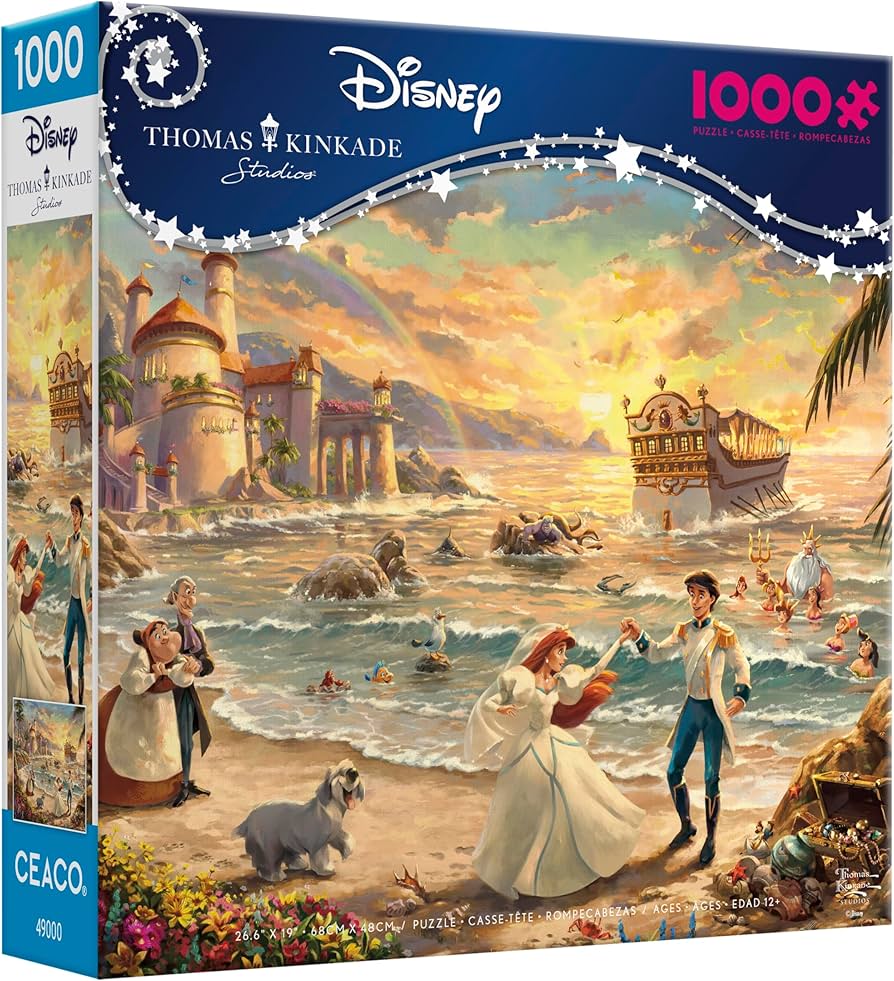 アラジン 、ピータパン、ピノキオ、リトルマーメイドジグソーパズル