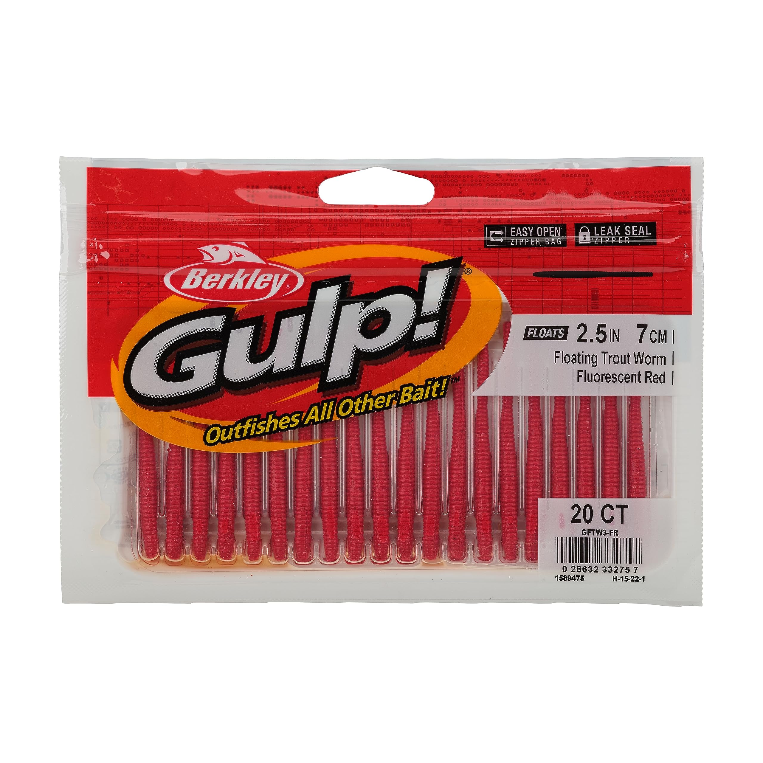 ガルプ アースワーム レッド 8個 ガルプ アースワーム レッド 8個