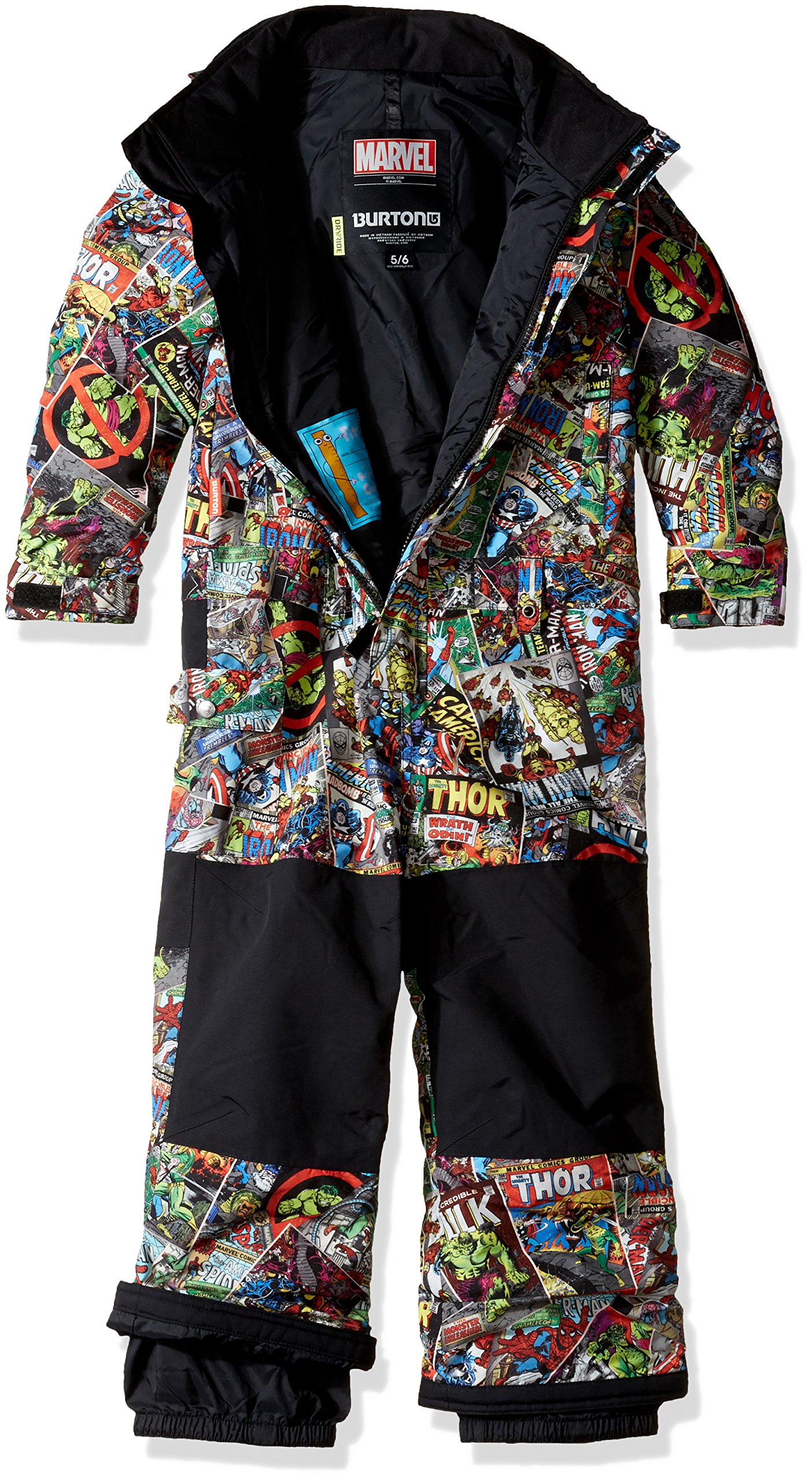 Burton Boys Minishred Striker One Piece Jacket, Marvel, 3T: Buy