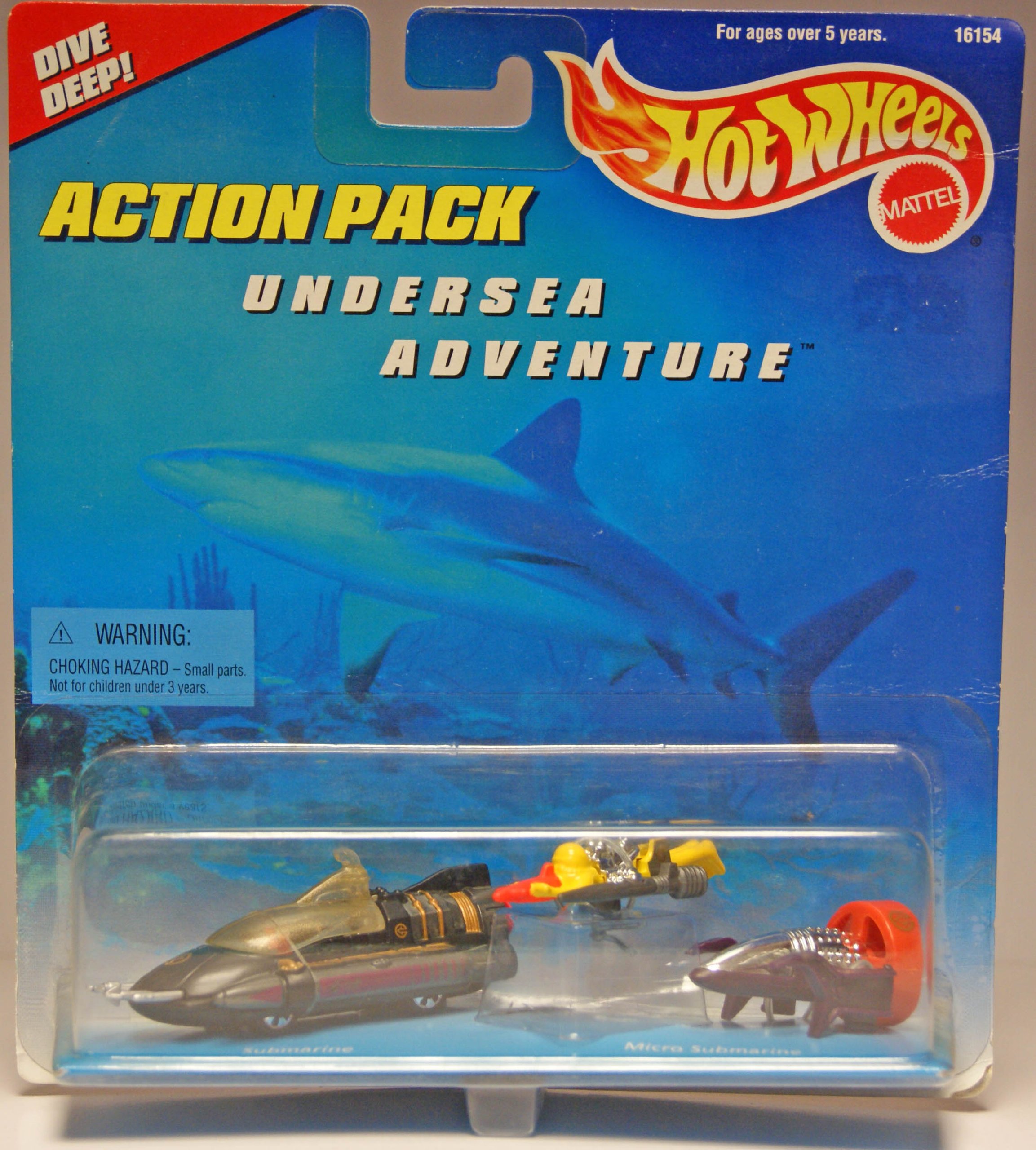 Amazon.com: Mattel Hot Wheels Action Pack Undersea Adventure